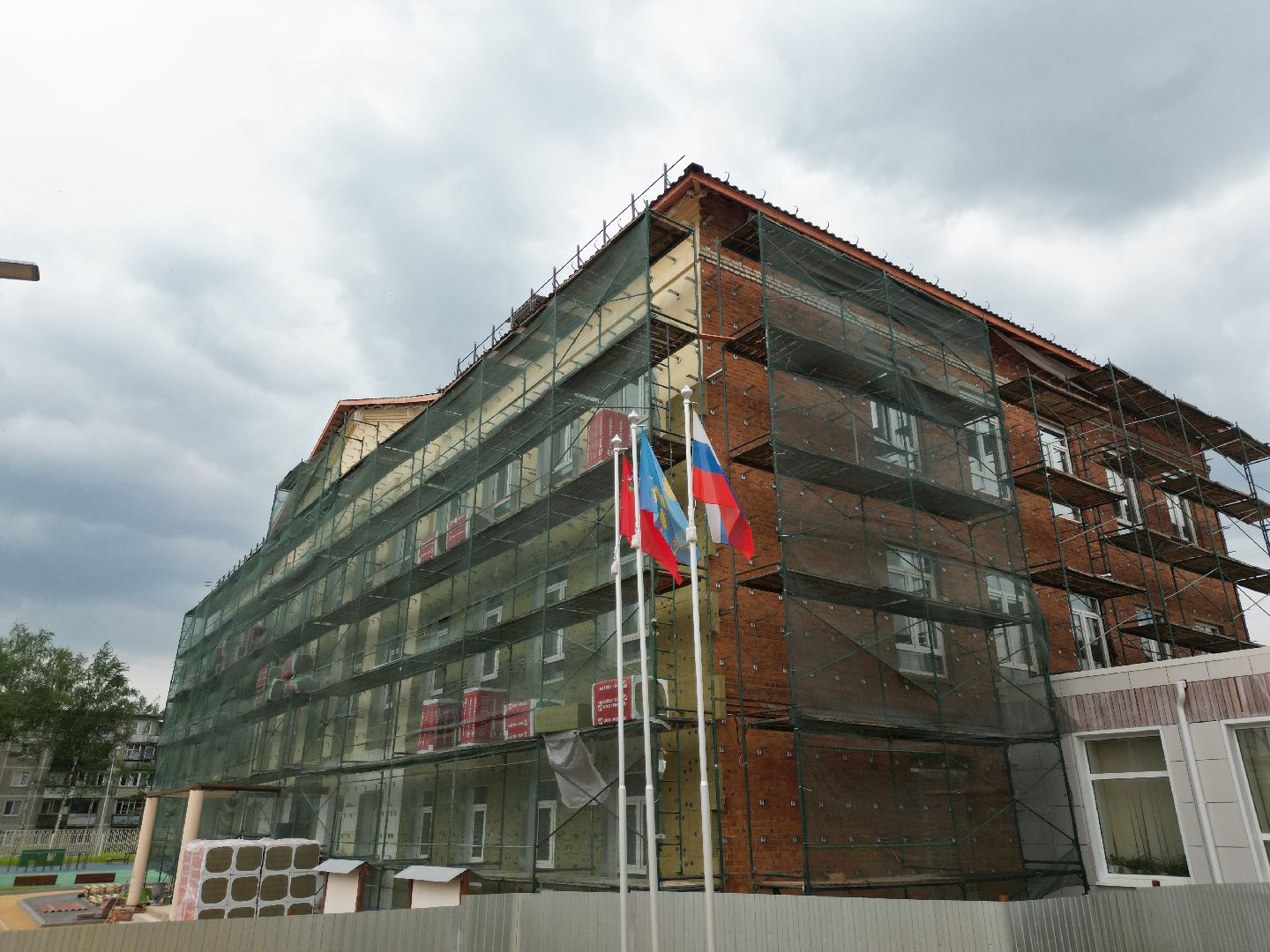 видео с коптера, школа в поварово, школа в солнечногорске,