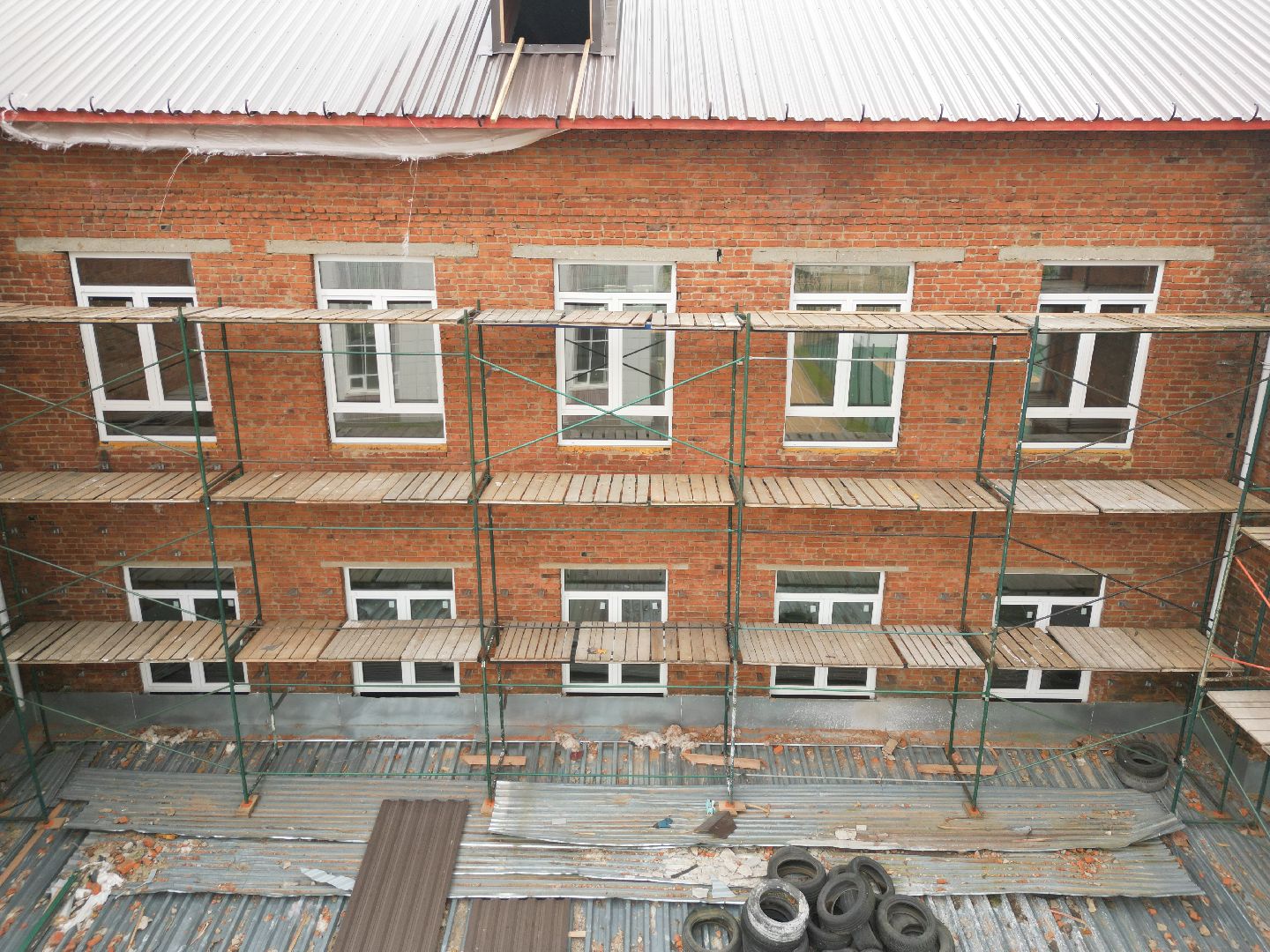 видео с коптера, школа в поварово, школа в солнечногорске,