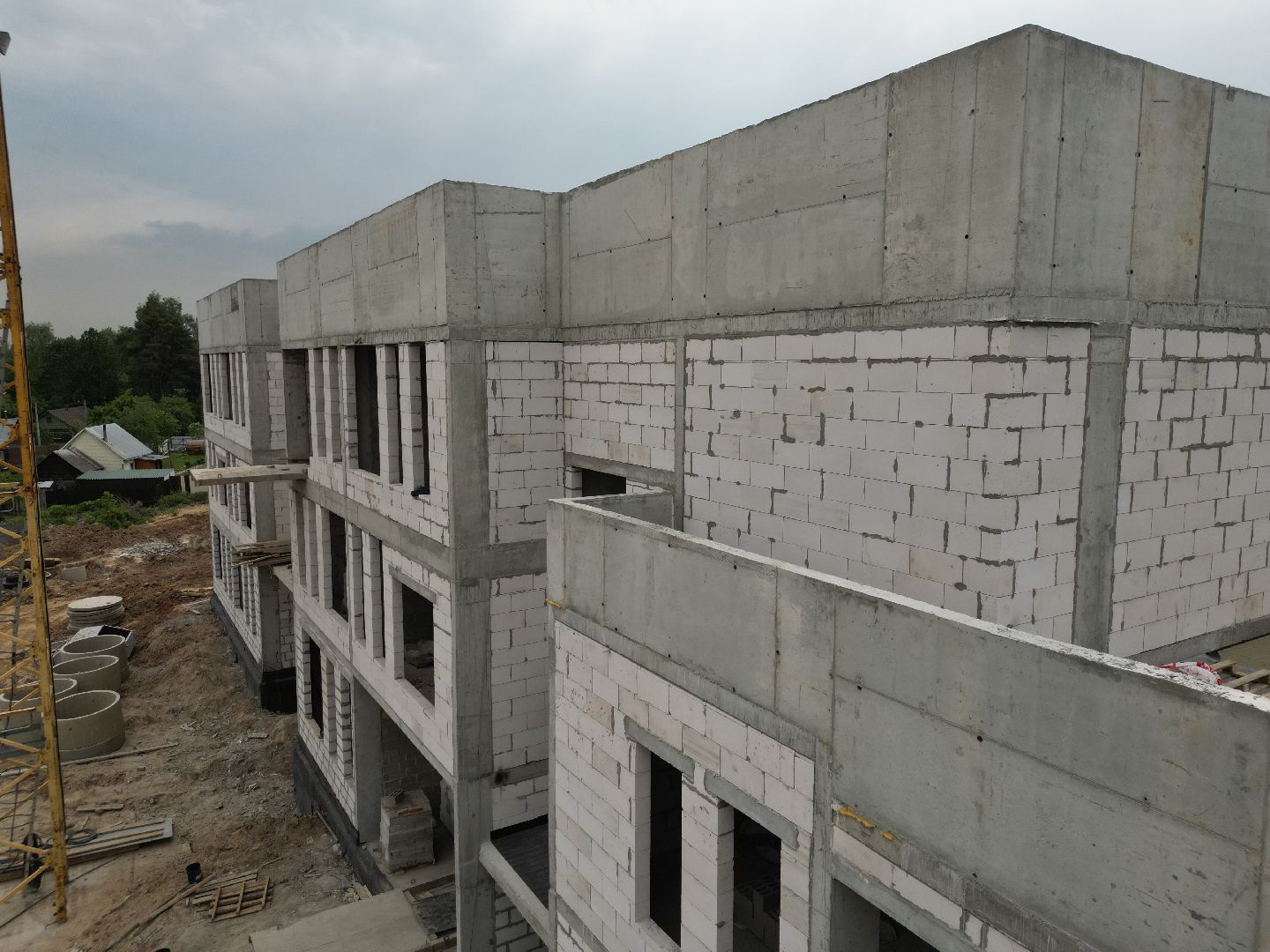 видео с коптера, детский сад в поварово,