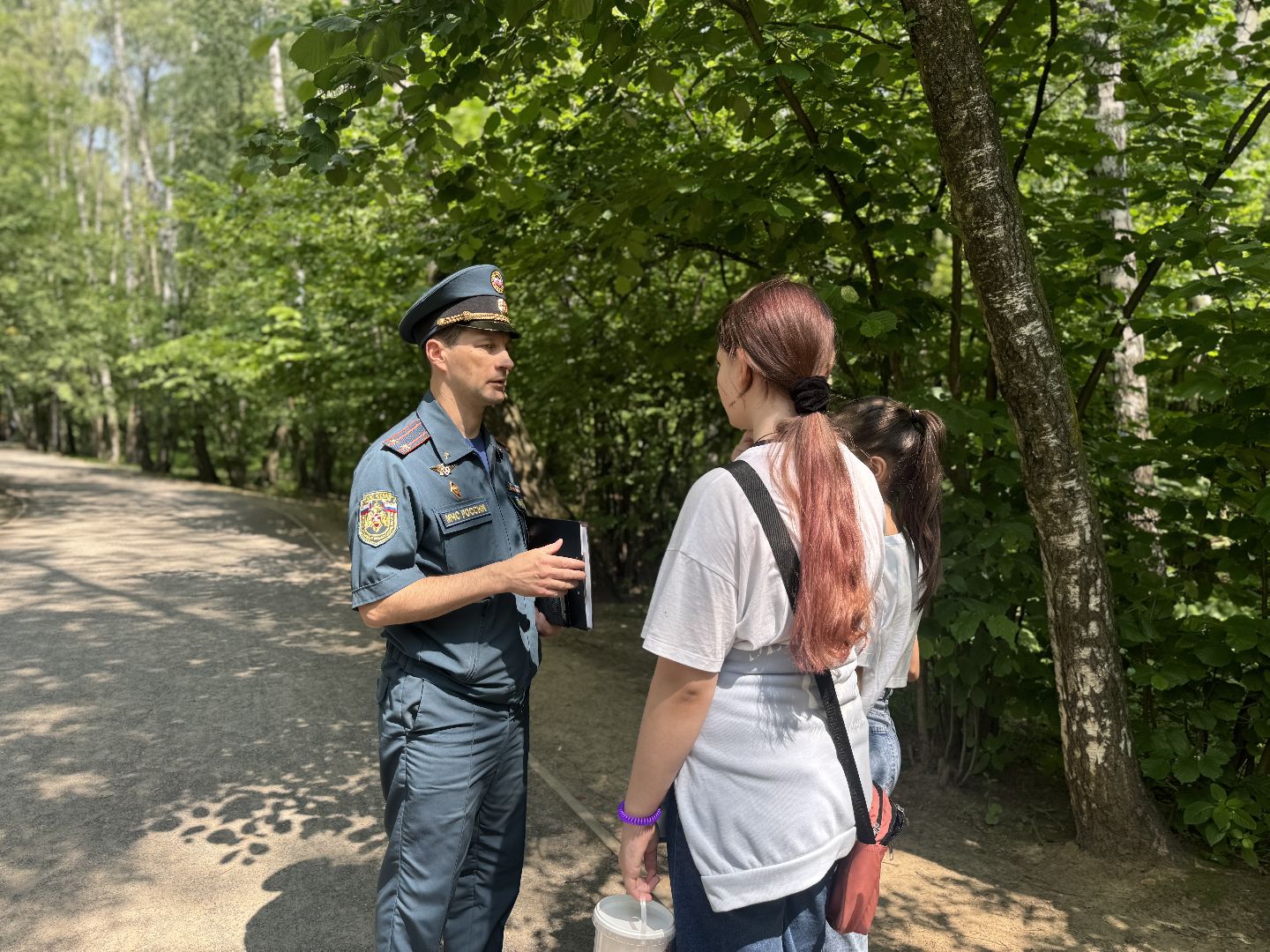 рейд по пожарной безопасности, ленинский городской округ, сотрудники мчс , парк высота,