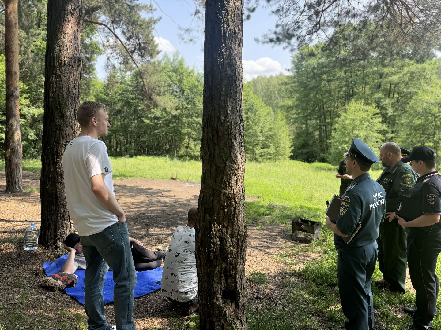 рейд по пожарной безопасности, ленинский городской округ, сотрудники мчс , парк высота,