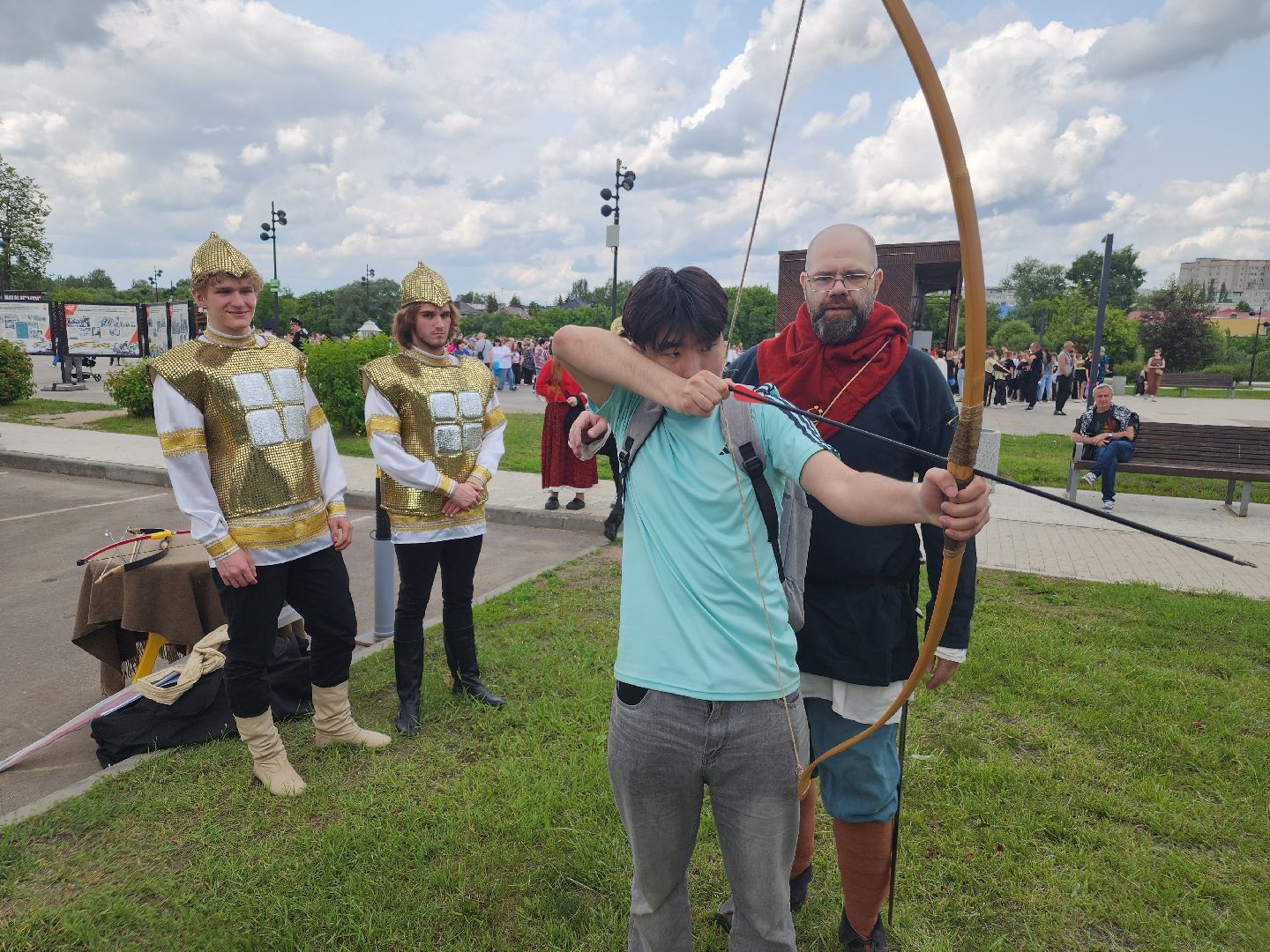 день россии 2025, орехово-зуево, стрельба из лука, парки подмосковья,