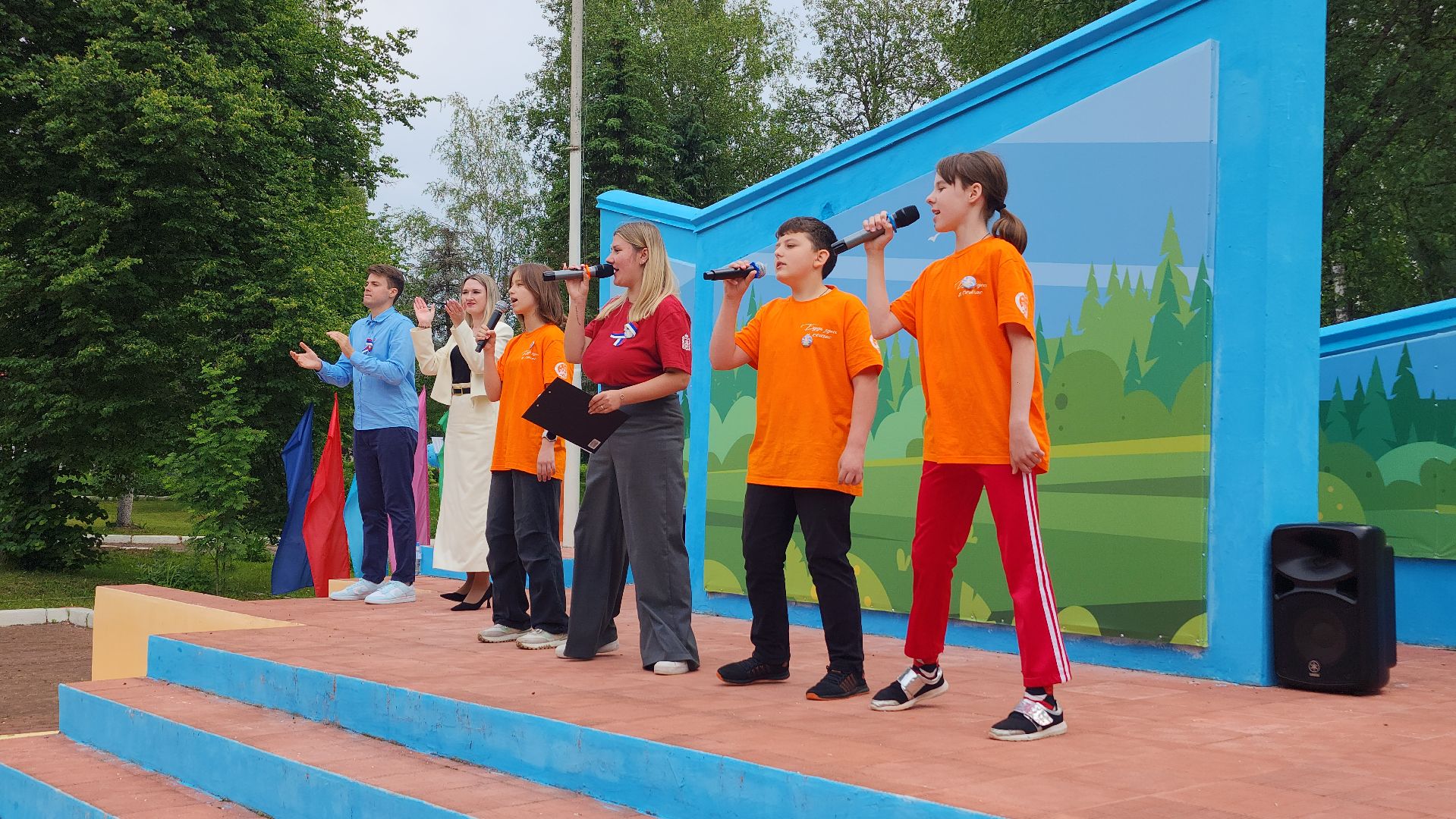 волоколамск, день россии, дети в лагере,