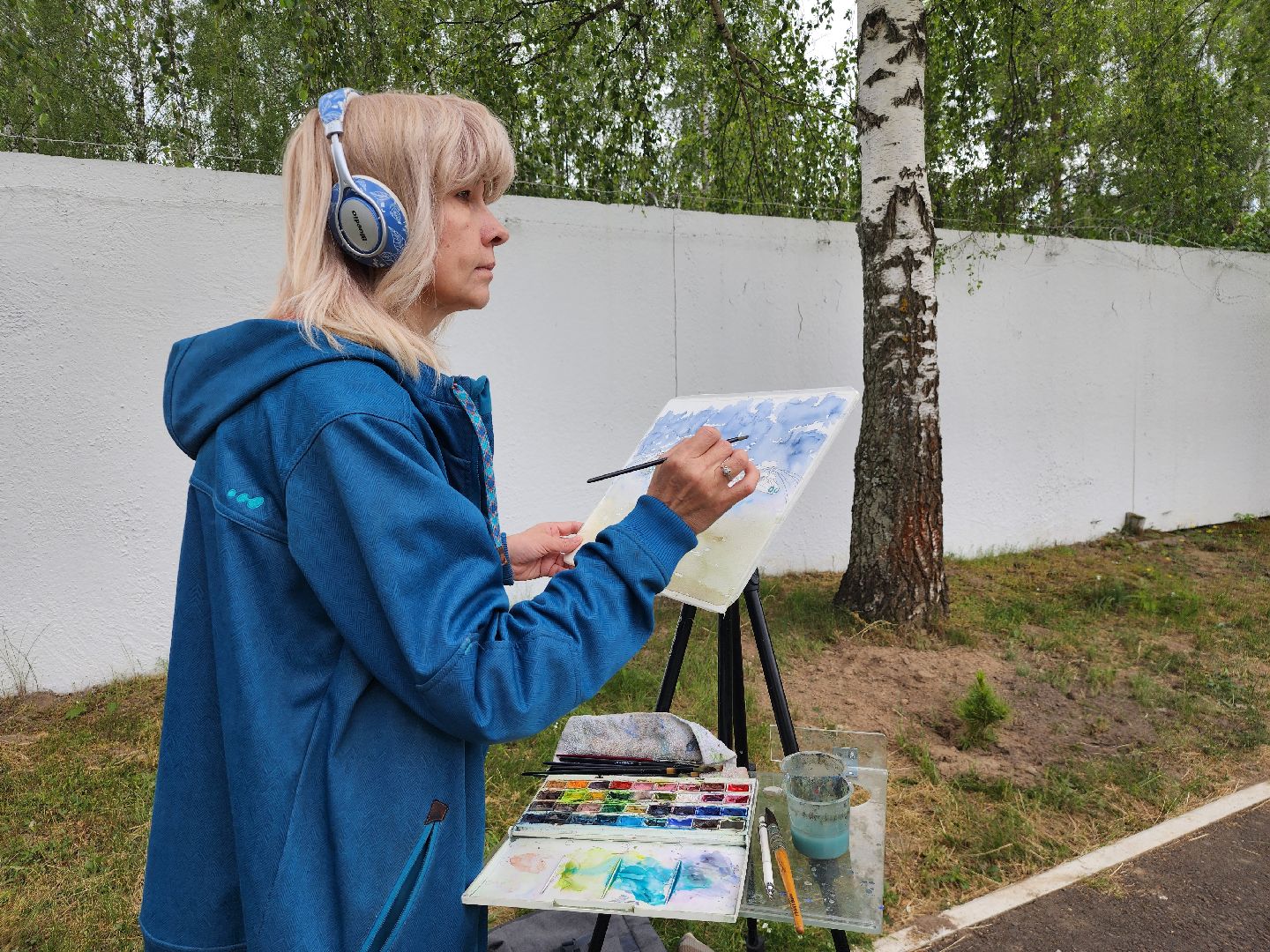 художники, пленэр, музей ввс, монино, городской округ щелково,