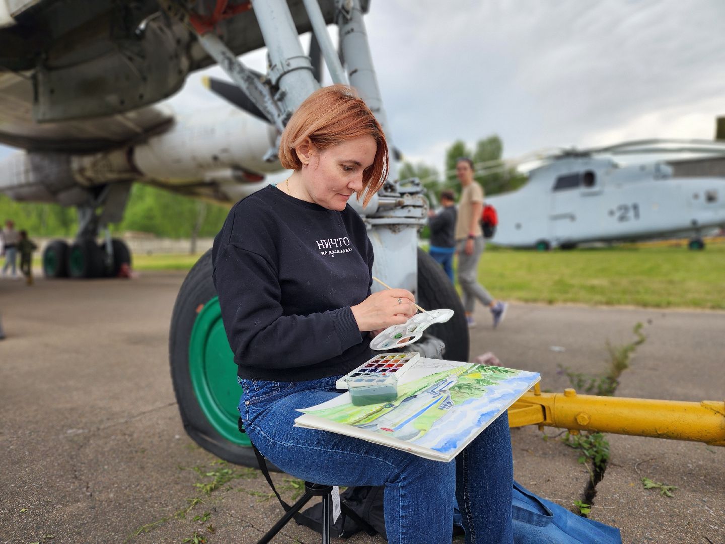 художники, пленэр, музей ввс, монино, городской округ щелково,