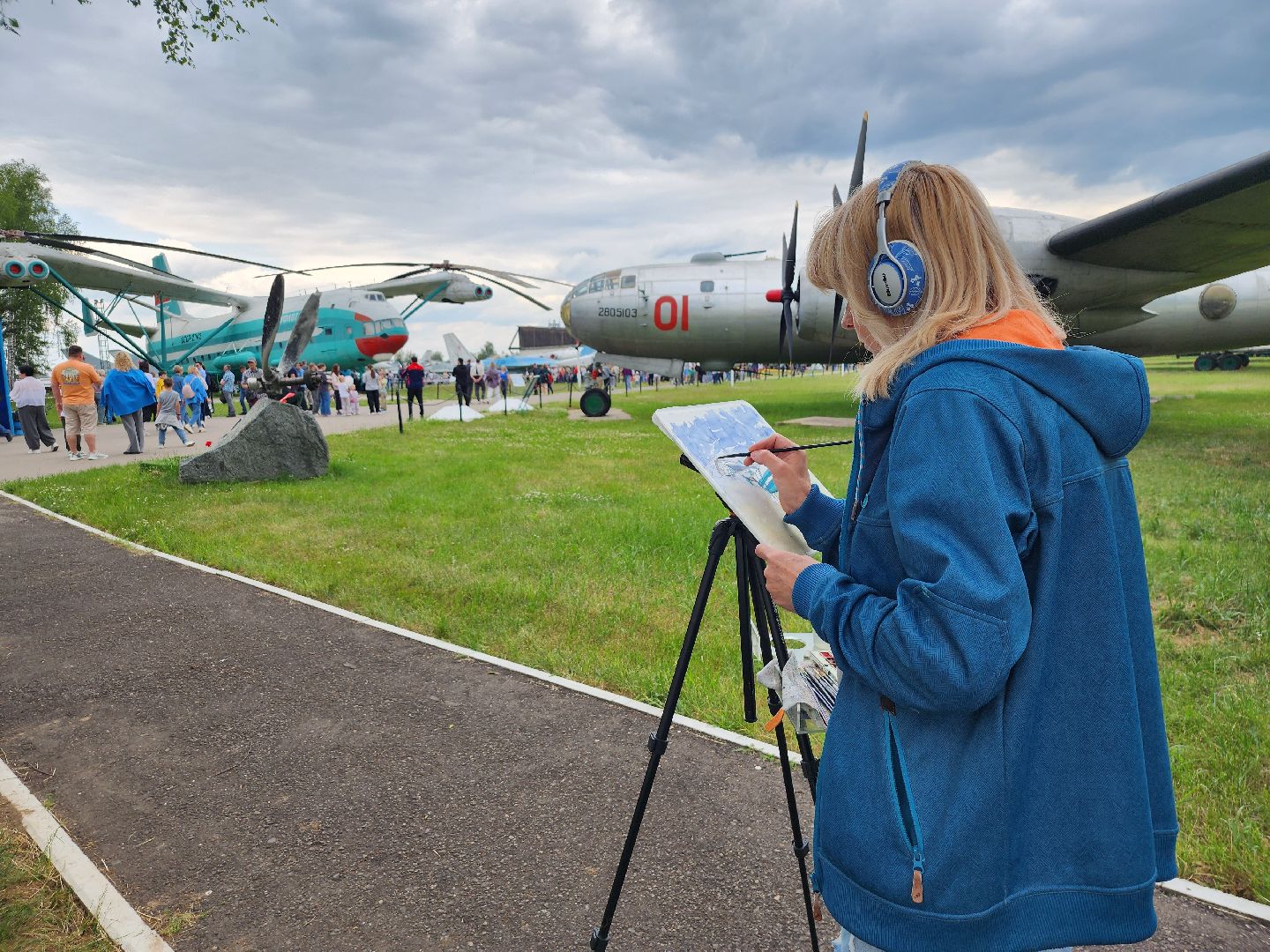 художники, пленэр, музей ввс, монино, городской округ щелково,