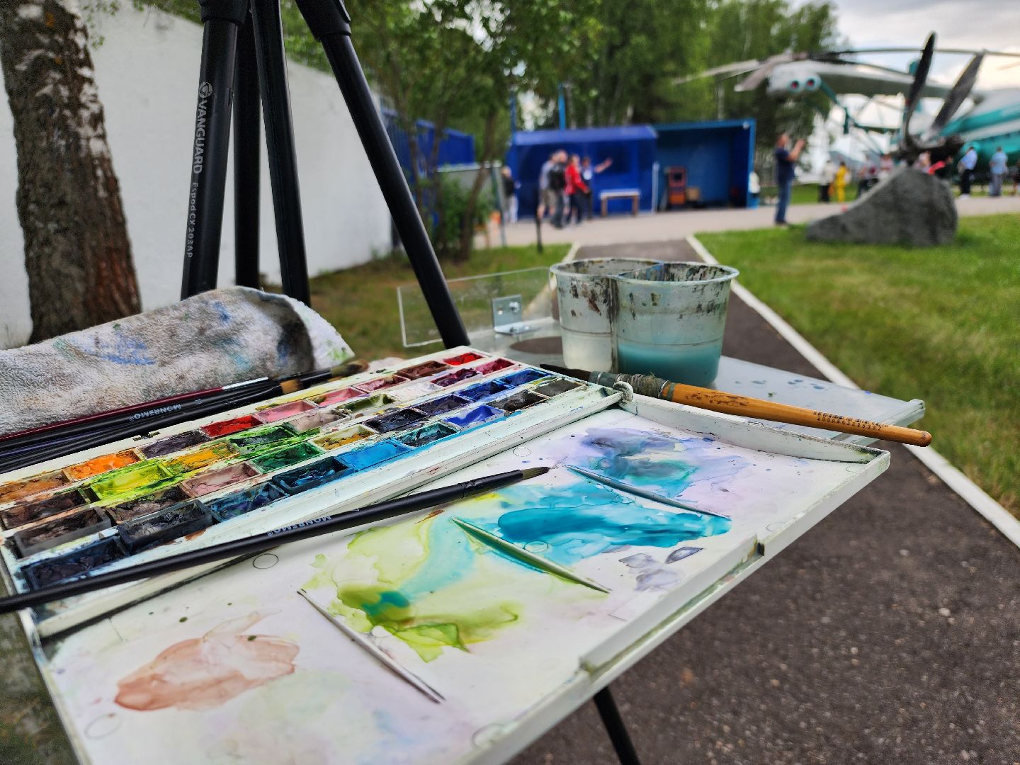 художники, пленэр, музей ввс, монино, городской округ щелково,