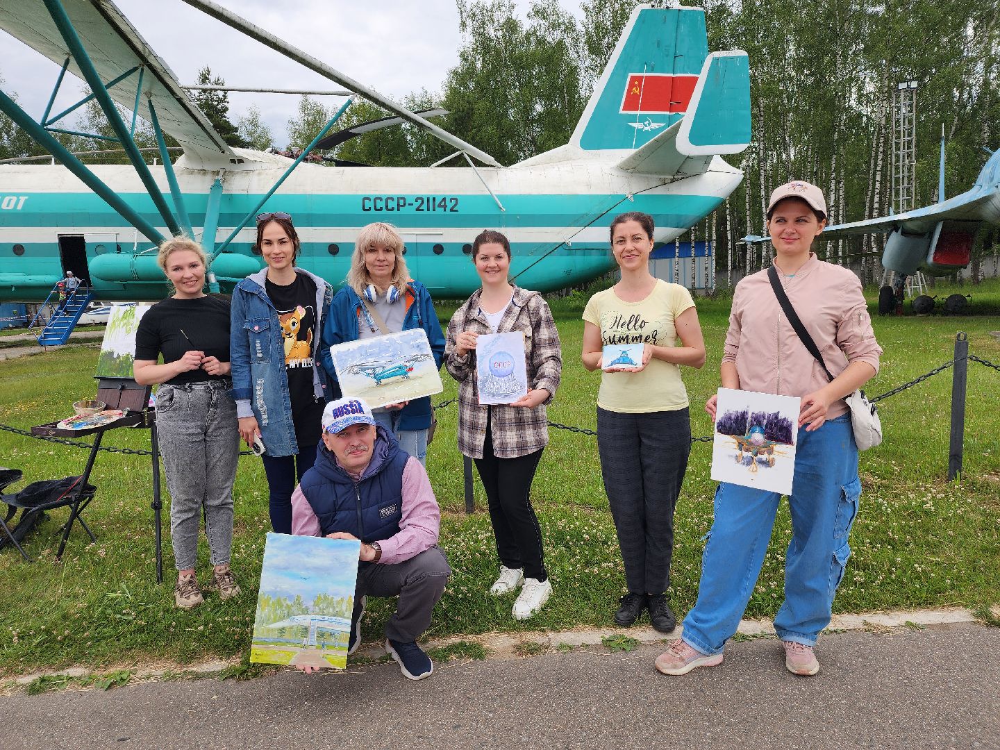 художники, пленэр, музей ввс, монино, городской округ щелково,