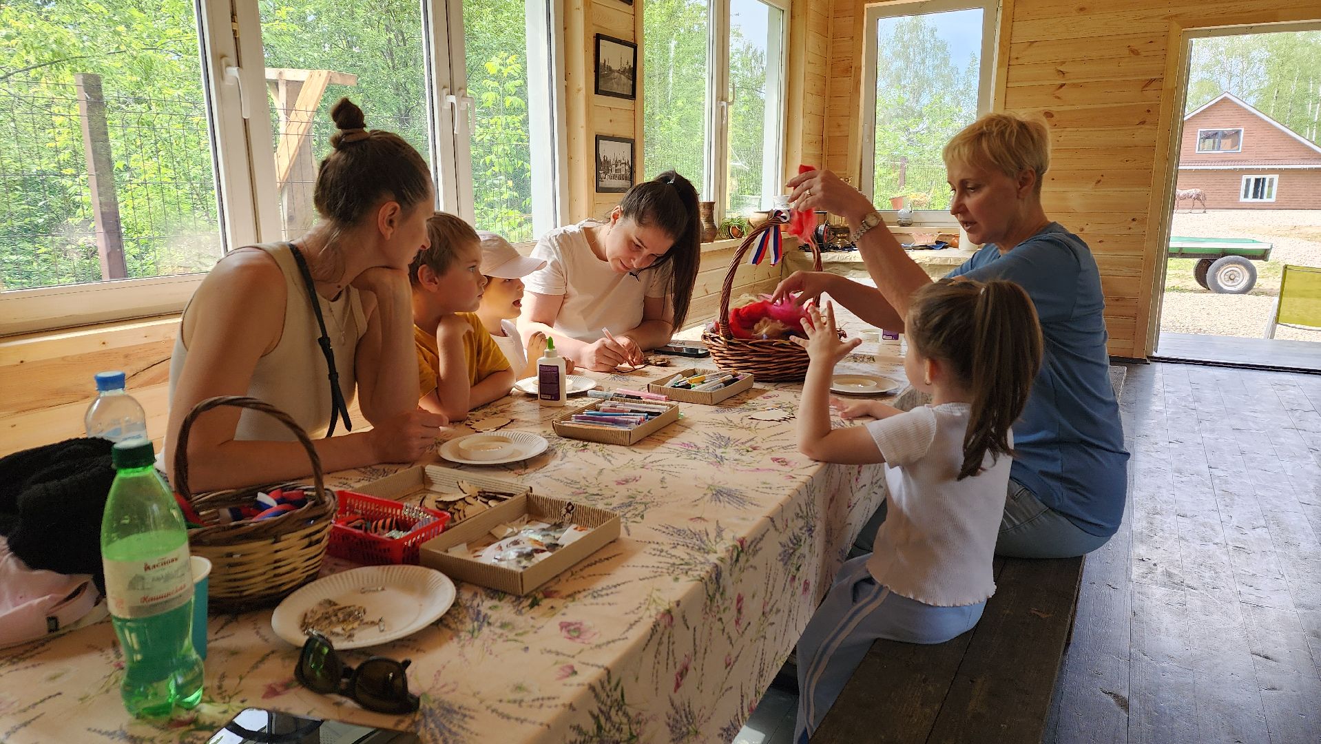 день россии, мастер-класс, экопарк, дети, триколор, флаг россии, вертикалки,