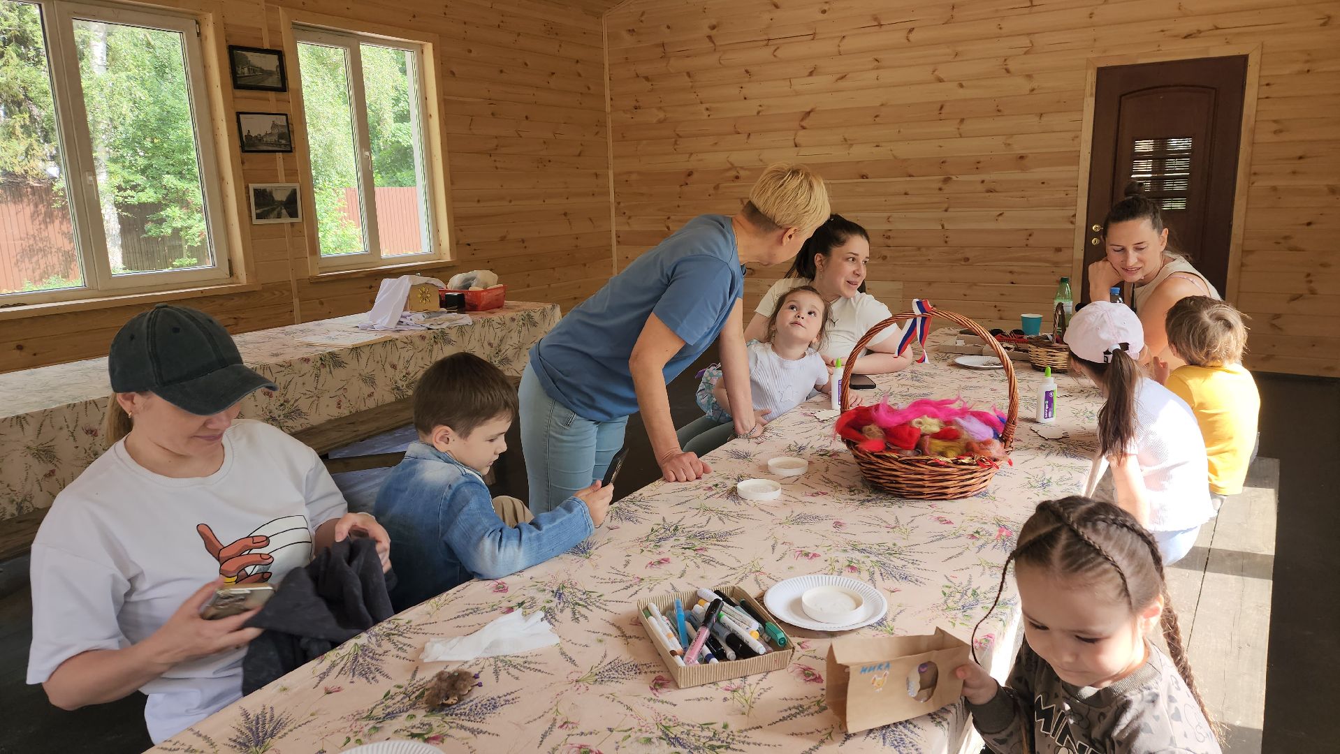 день россии, мастер-класс, экопарк, дети, триколор, флаг россии, вертикалки,