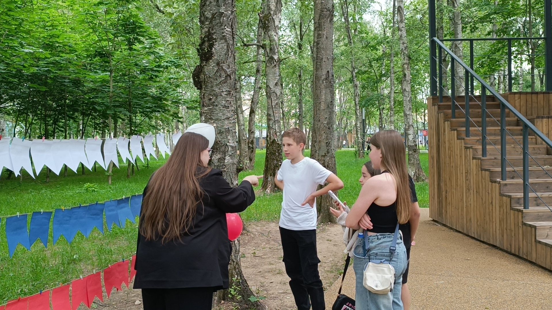 день россии, библиотека, лобня, парк,