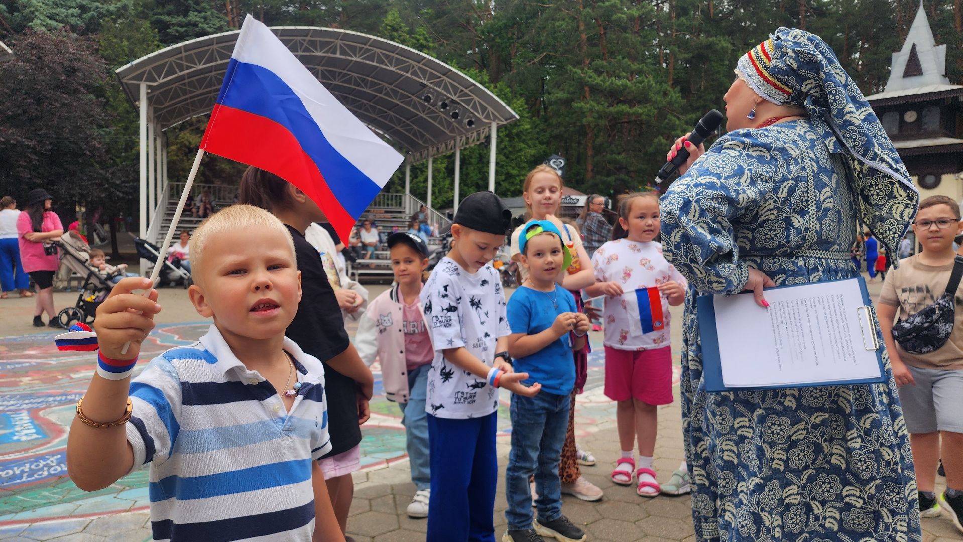 день россии, россия, парк елочки, домодедово, общество, дети, культура, праздник,