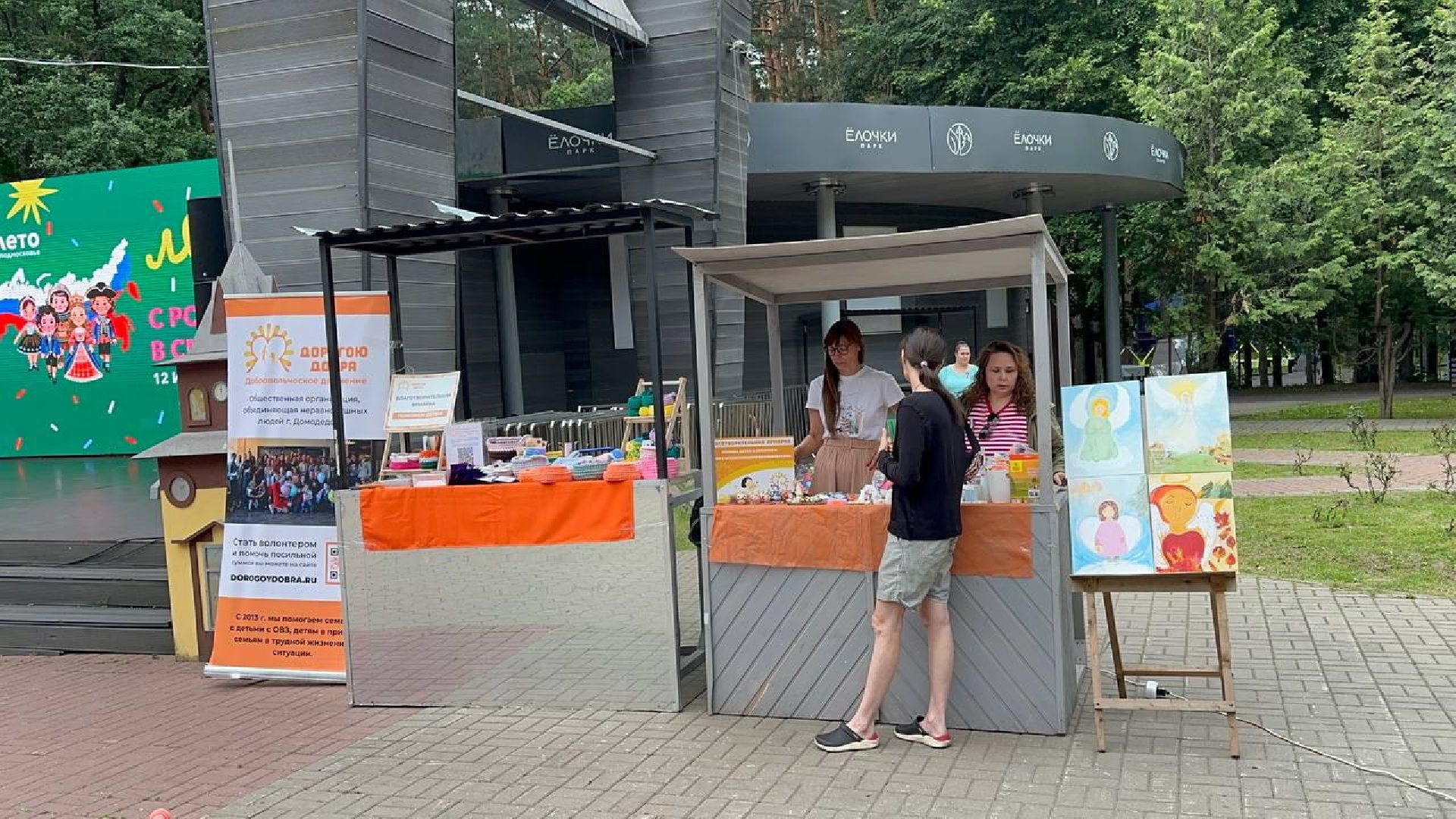 благотворительная акция,парки домодедово, день россии,