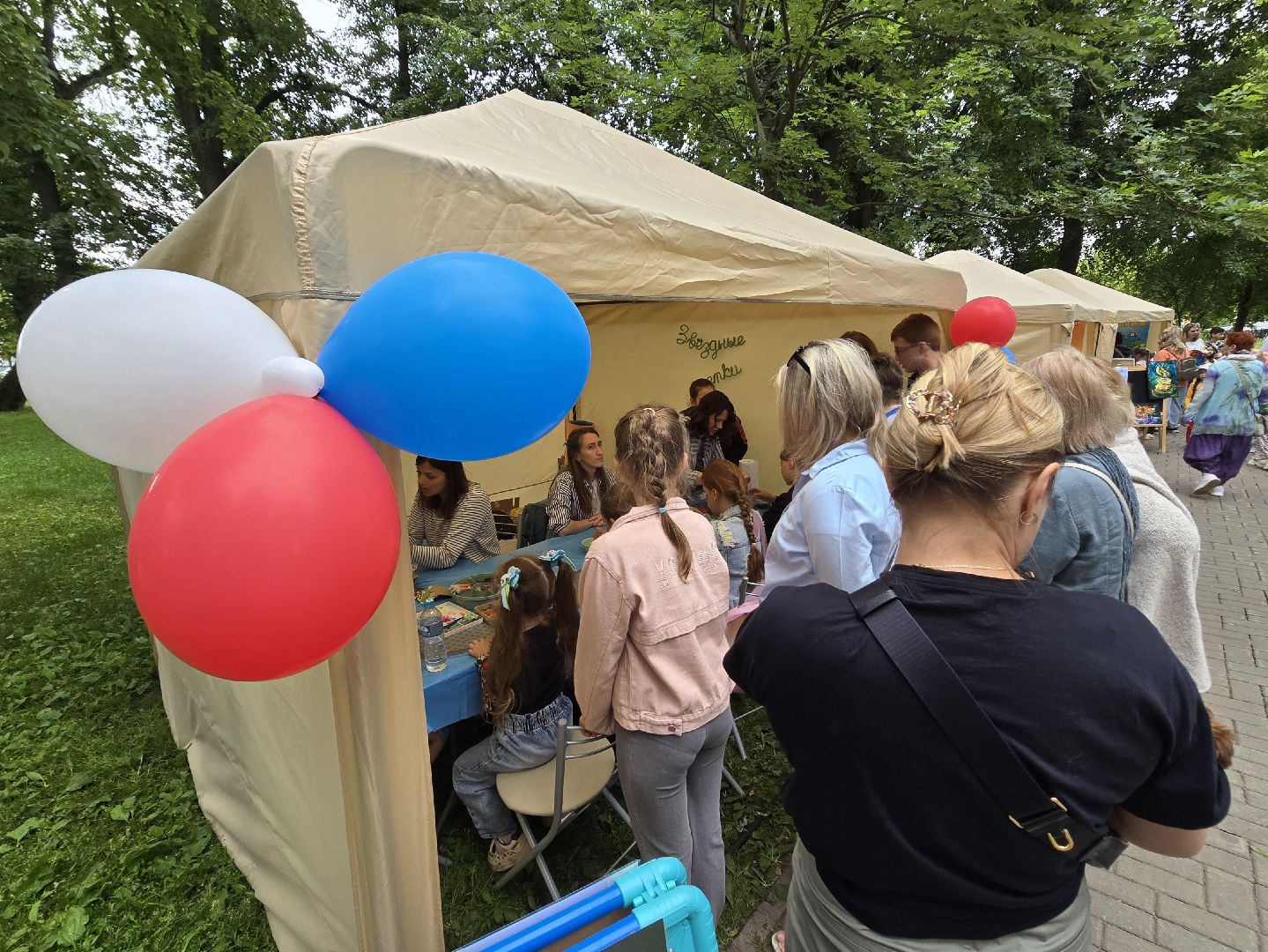 Коломна, день россии, лето в парках,