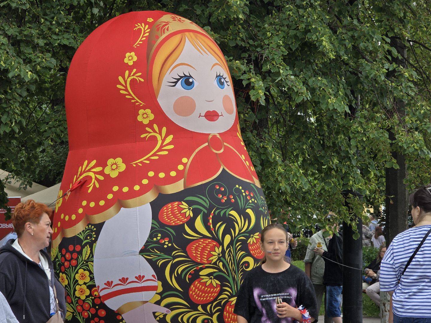 Коломна, день россии, лето в парках,