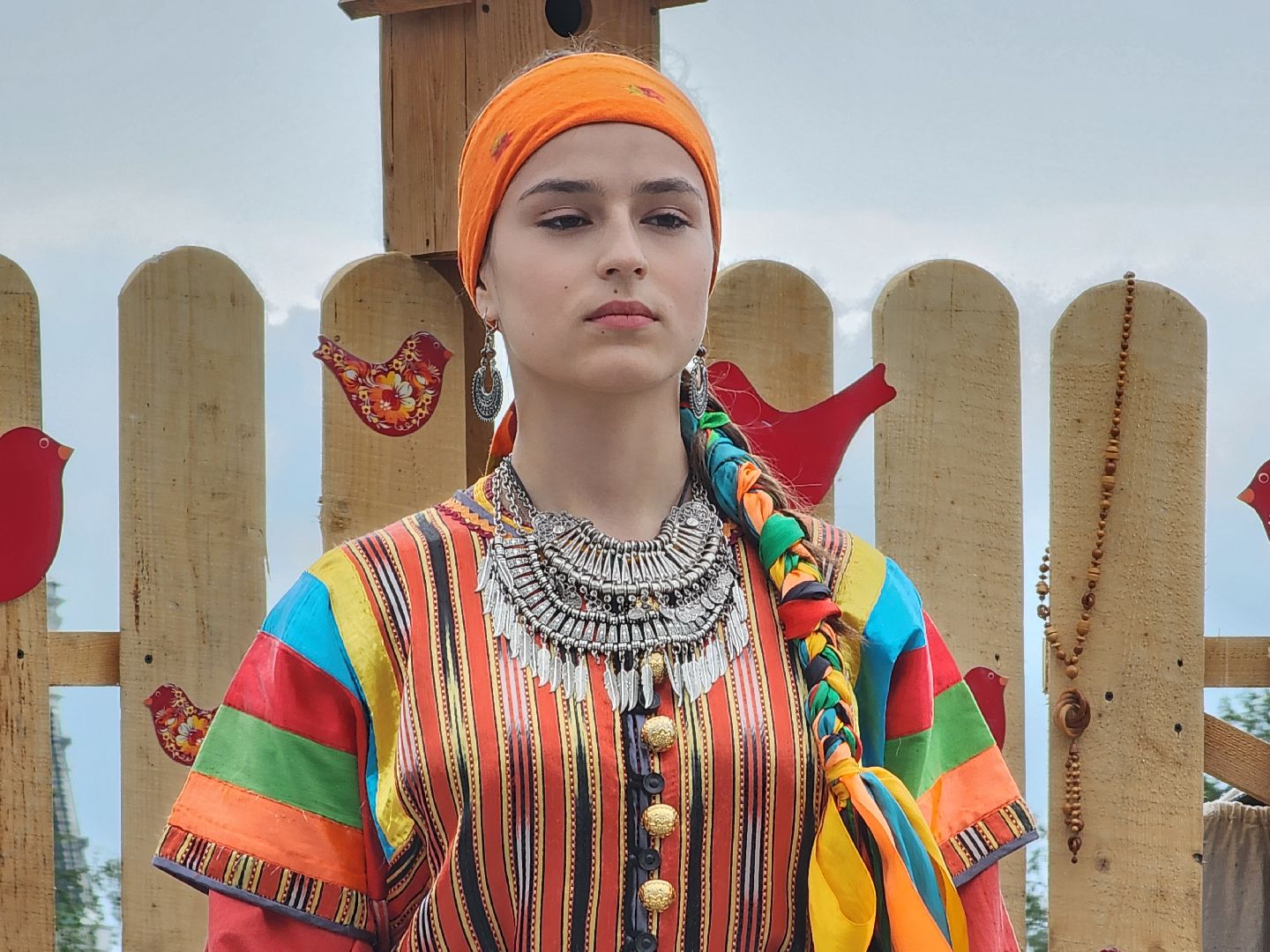 день россии 2025, народный костюм, хоровод, скоморошьяслобода, сергиев посад,