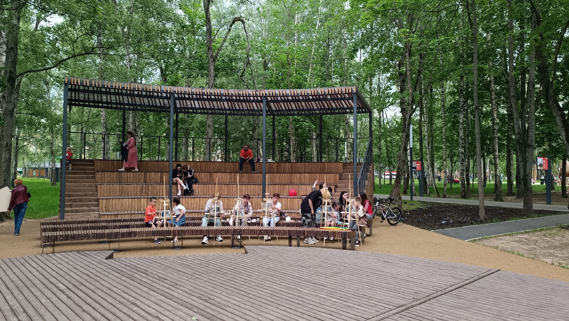 живопись, парк, лобня,