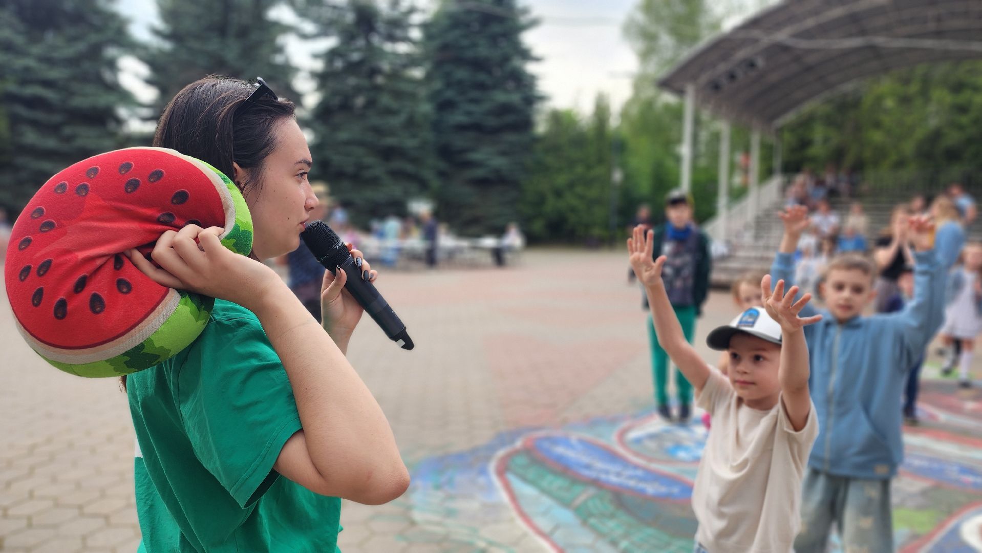 общество, дети, культура, день россии, домодедово, парк елочки,