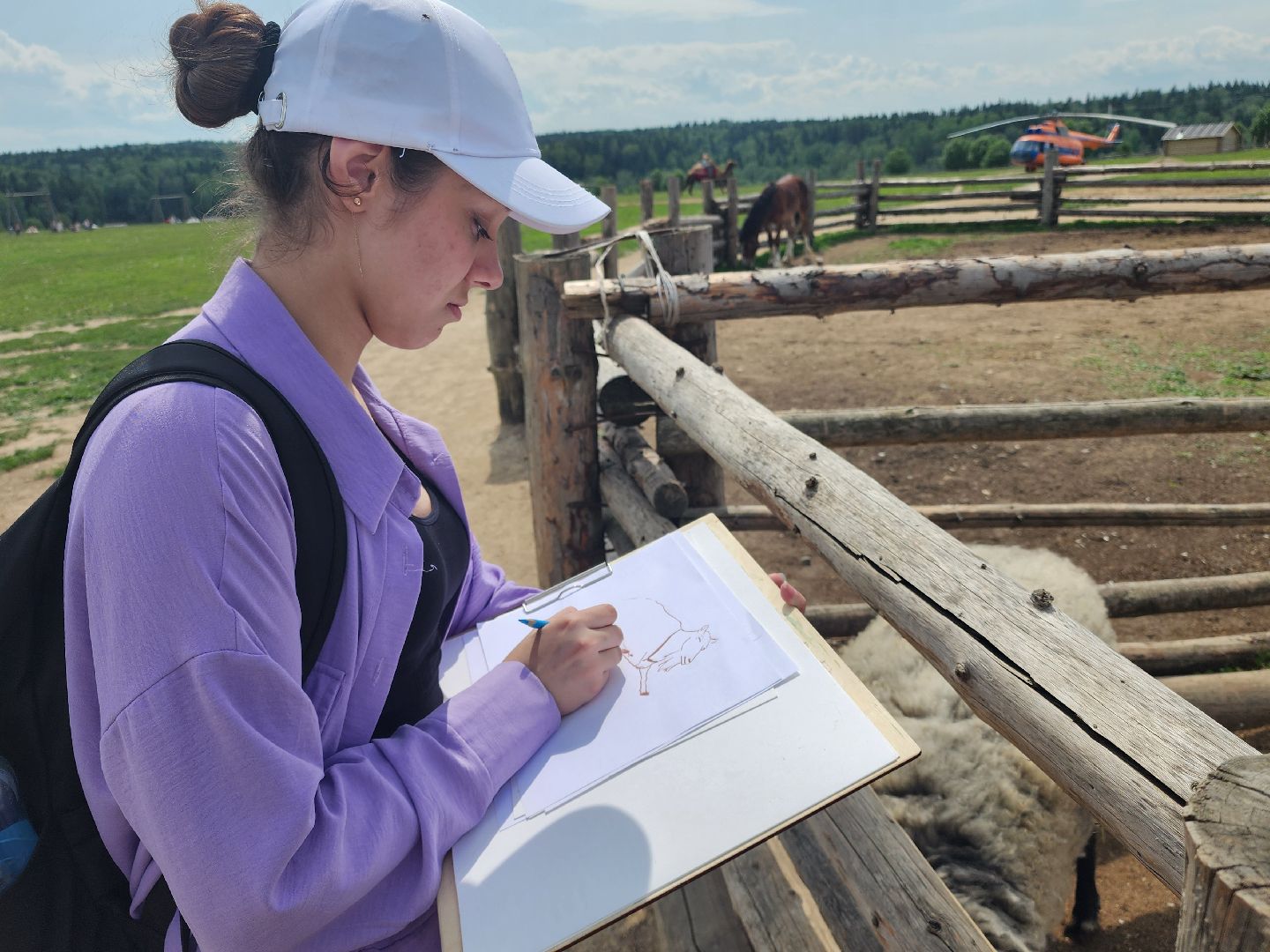 сергиево-посадский городской округ, абрамцевский колледж, колледж абрамцево, пленэр, студенты абрамцевского колледжа,кочевник, верблюжья ферма,