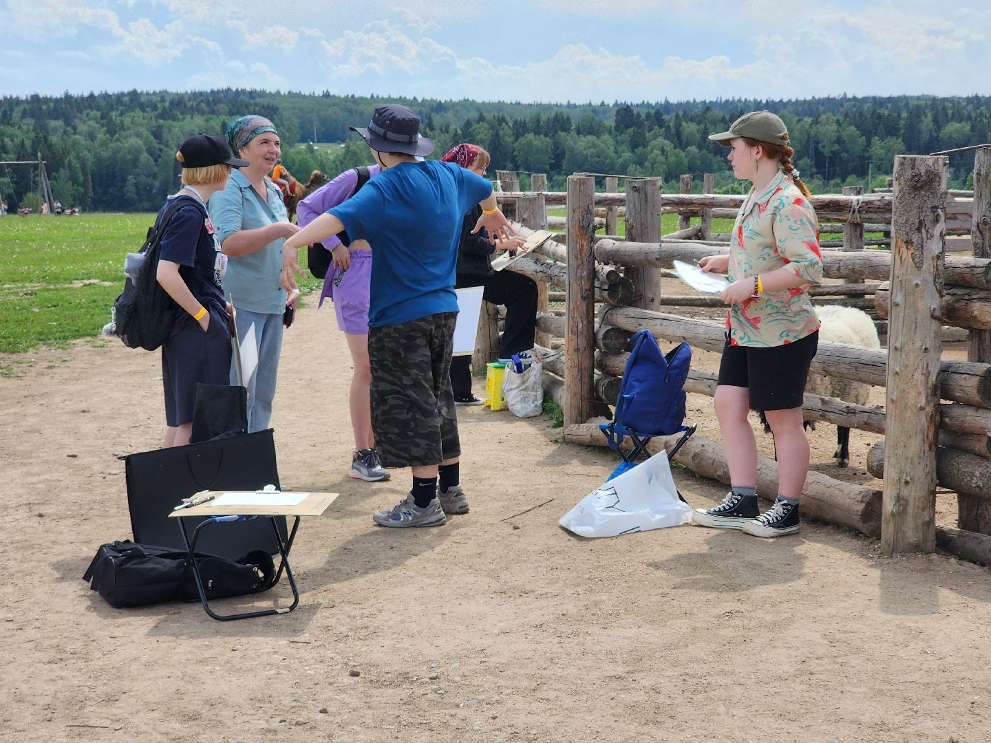 сергиево-посадский городской округ, абрамцевский колледж, колледж абрамцево, пленэр, студенты абрамцевского колледжа,кочевник, верблюжья ферма,