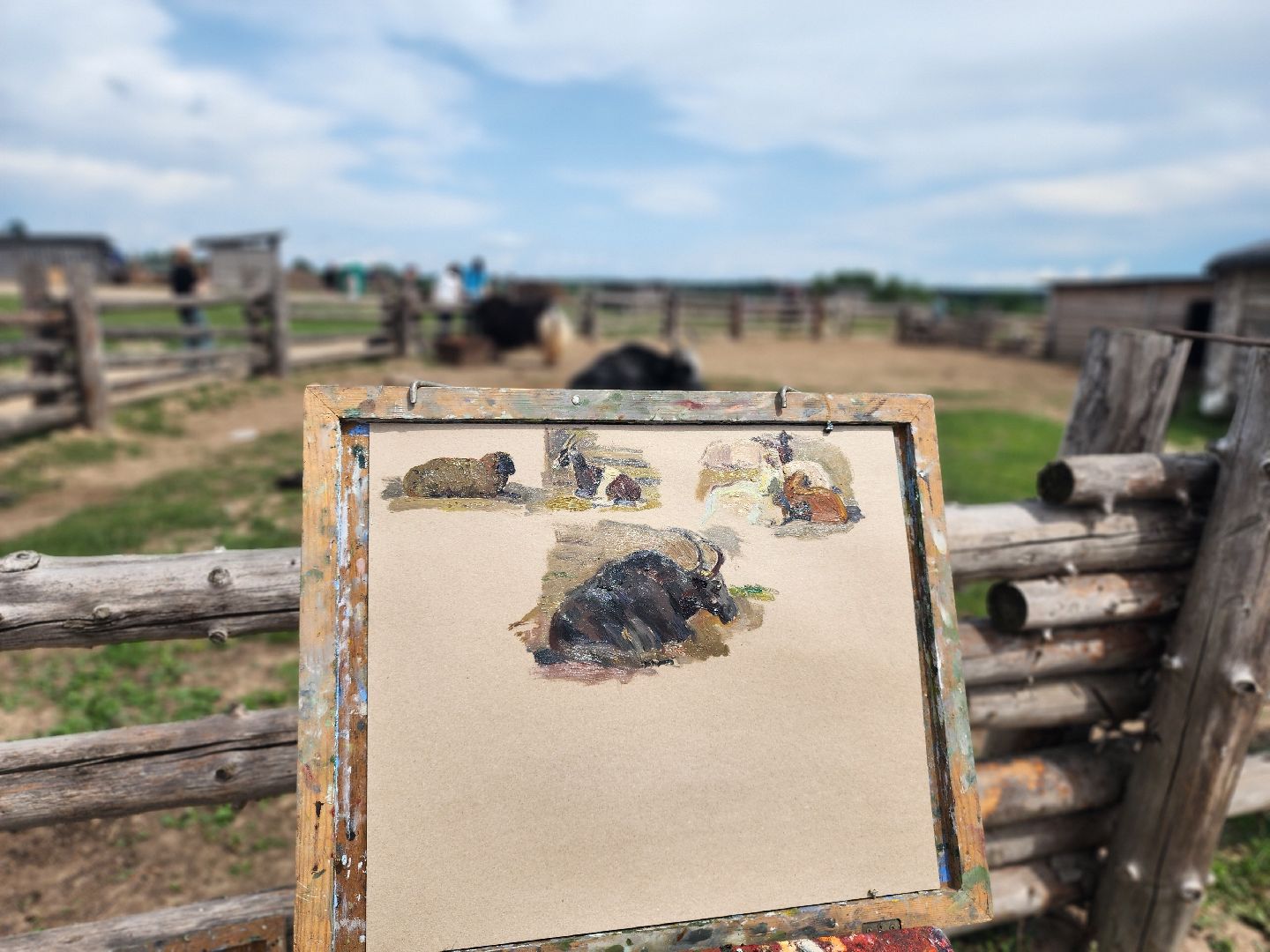 сергиево-посадский городской округ, абрамцевский колледж, колледж абрамцево, пленэр, студенты абрамцевского колледжа,кочевник, верблюжья ферма,