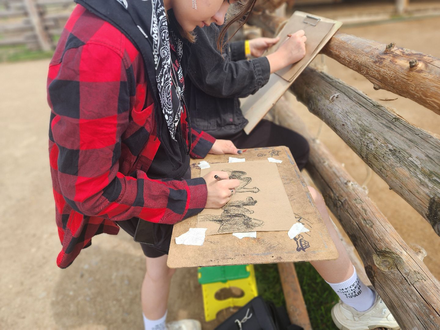 сергиево-посадский городской округ, абрамцевский колледж, колледж абрамцево, пленэр, студенты абрамцевского колледжа,кочевник, верблюжья ферма,