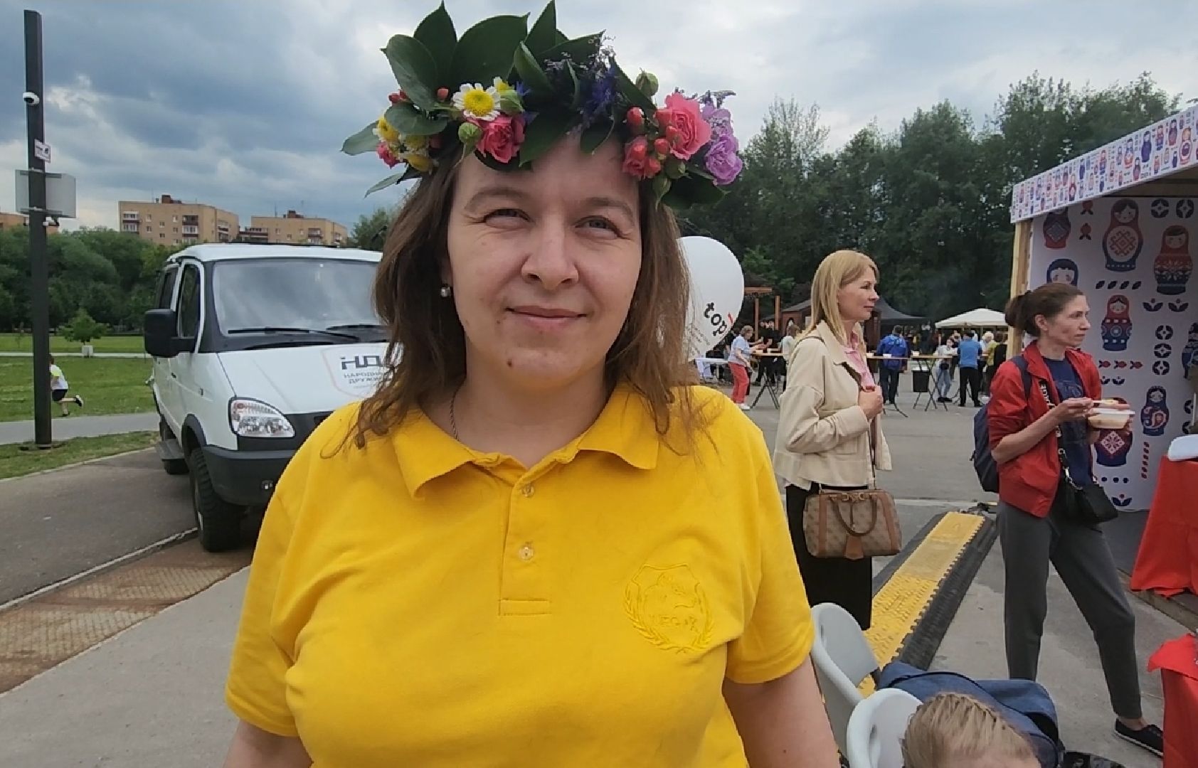 долгопрудный, день россии 2025,  мастер-класс, русский дом,венки, русские традиции,