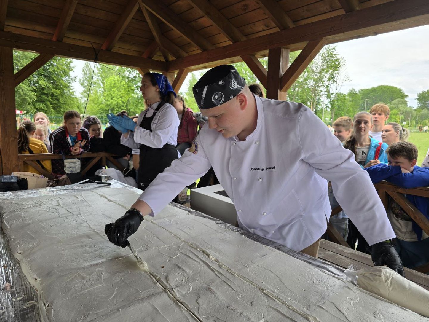 можайск, можайский муниципальный округ, подмосковье, день россии, торт, десерт под открытым небом, Александр Богачев,
