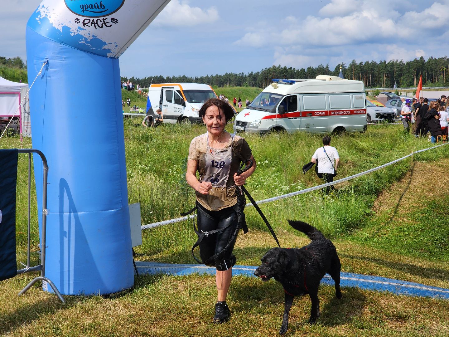 забег с собаками, crazy dog race,  хвостатый драйв, старая купавна, богородский городской округ,