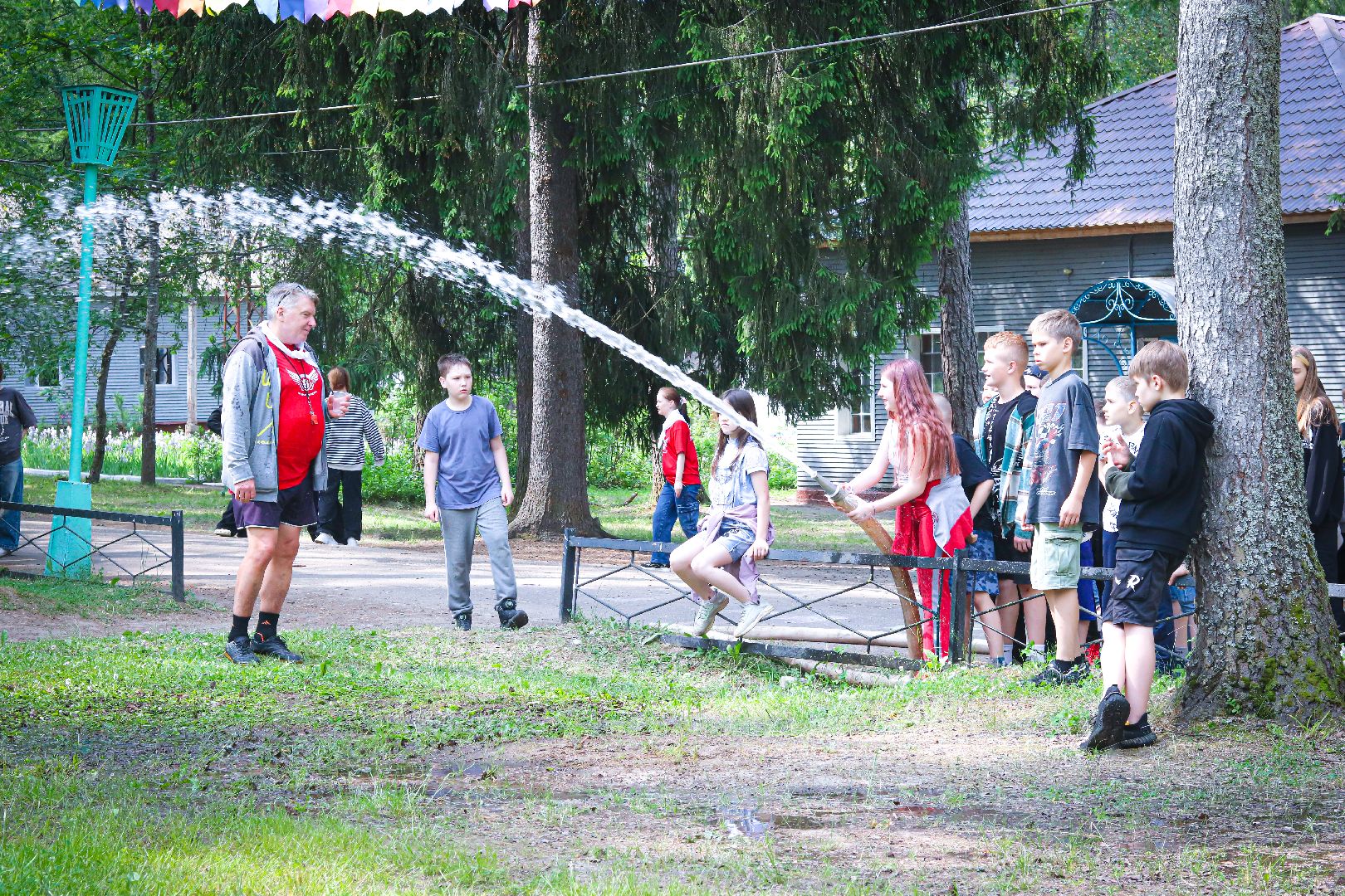 клин, общество, дети, пожарная безопасность, детский лагерь, пожарные,