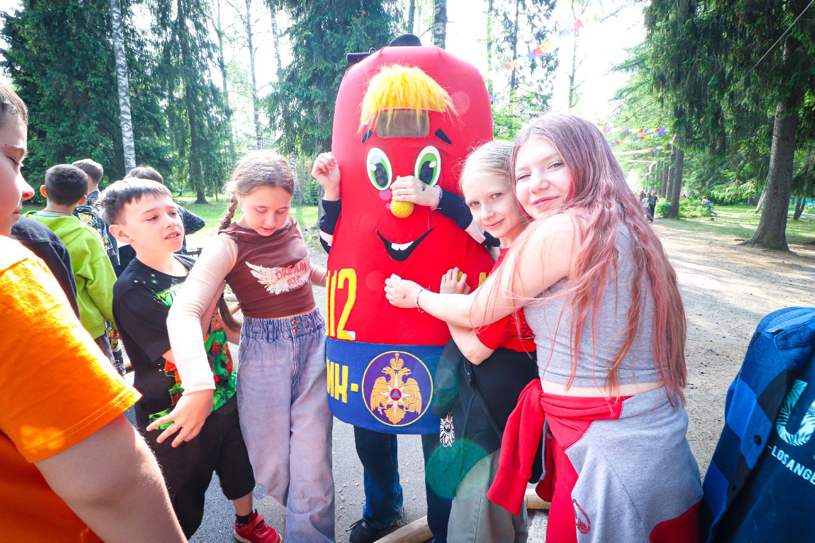 клин, общество, дети, пожарная безопасность, детский лагерь, пожарные,