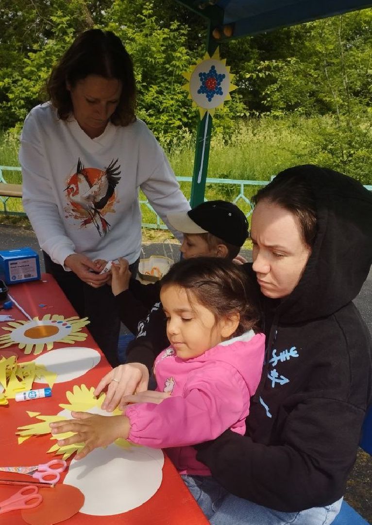 ивантеевка, мастер-класс, дети, лето, аппликация, дети с овз, дети с особенностями развития,вертикалки,