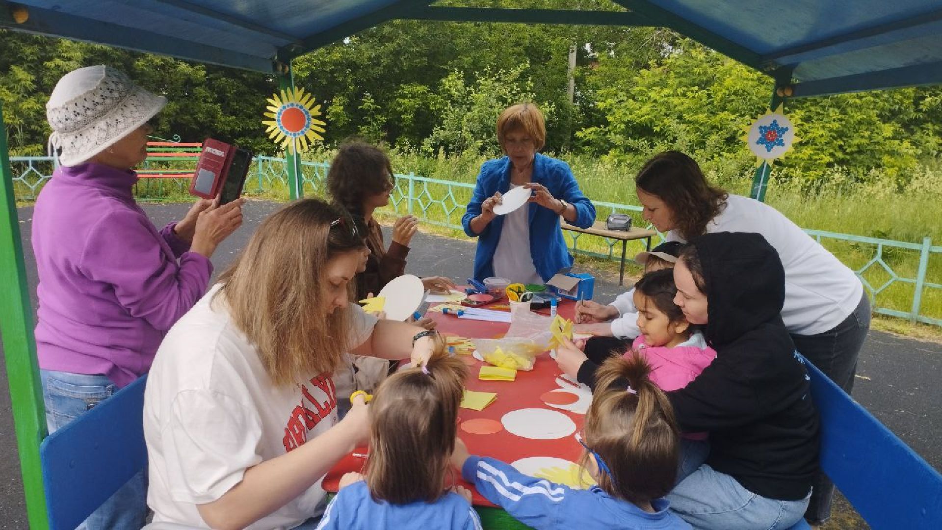 ивантеевка, мастер-класс, дети, лето, аппликация, дети с овз, дети с особенностями развития,вертикалки,