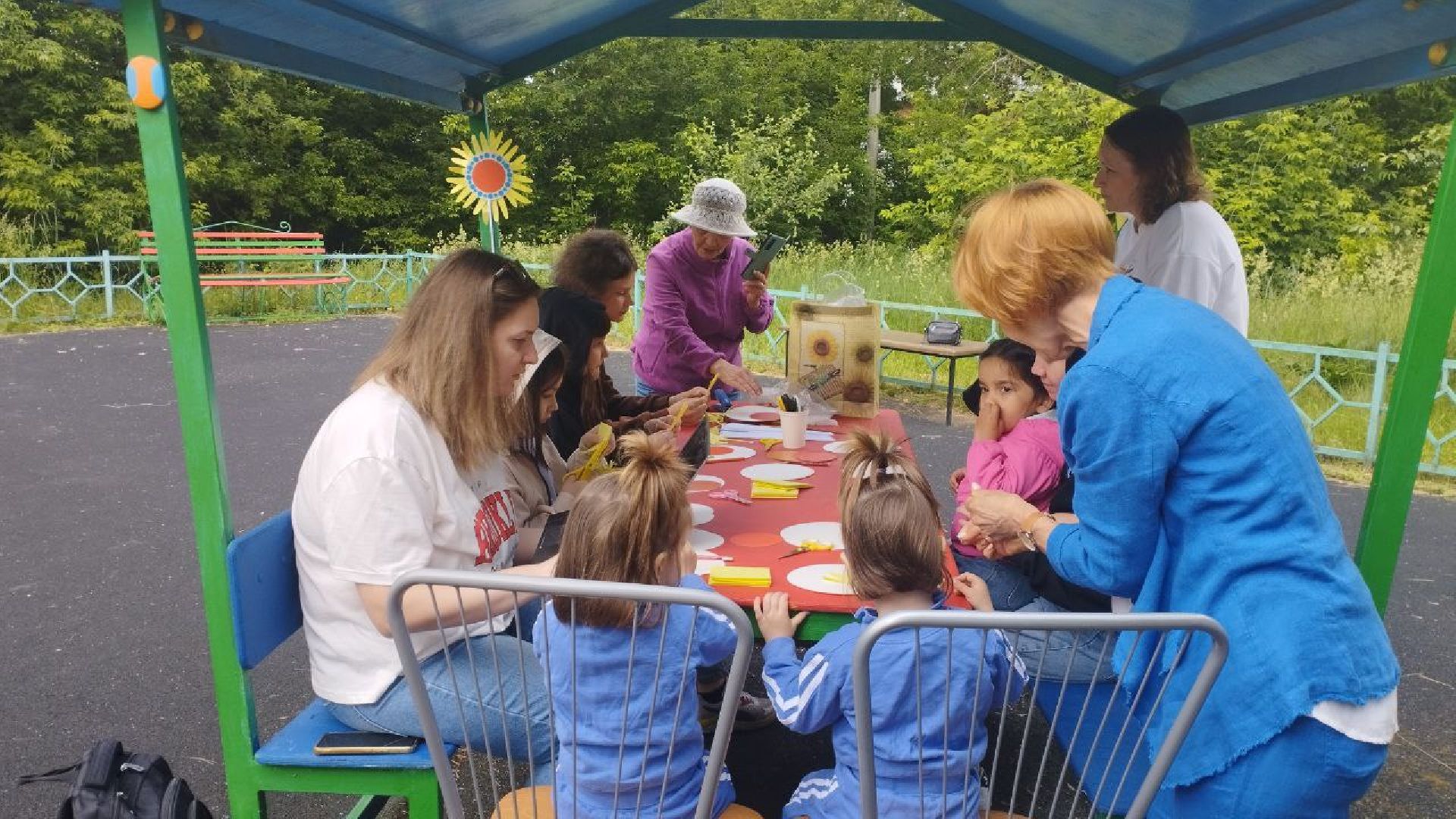 ивантеевка, мастер-класс, дети, лето, аппликация, дети с овз, дети с особенностями развития,вертикалки,