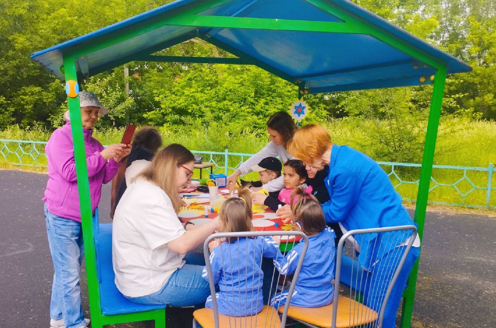 ивантеевка, мастер-класс, дети, лето, аппликация, дети с овз, дети с особенностями развития,вертикалки,