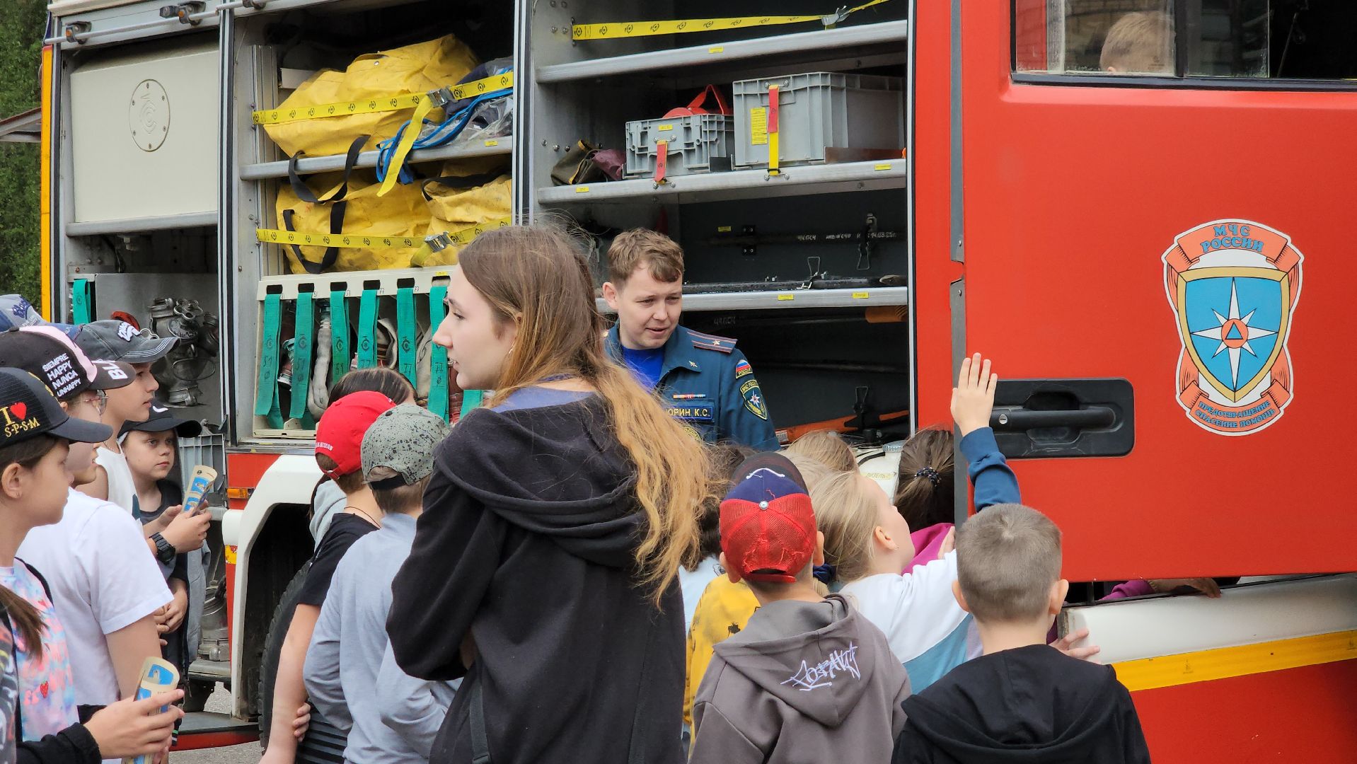 детский лагерь, мчс, пожарная безопасность, щёлково,