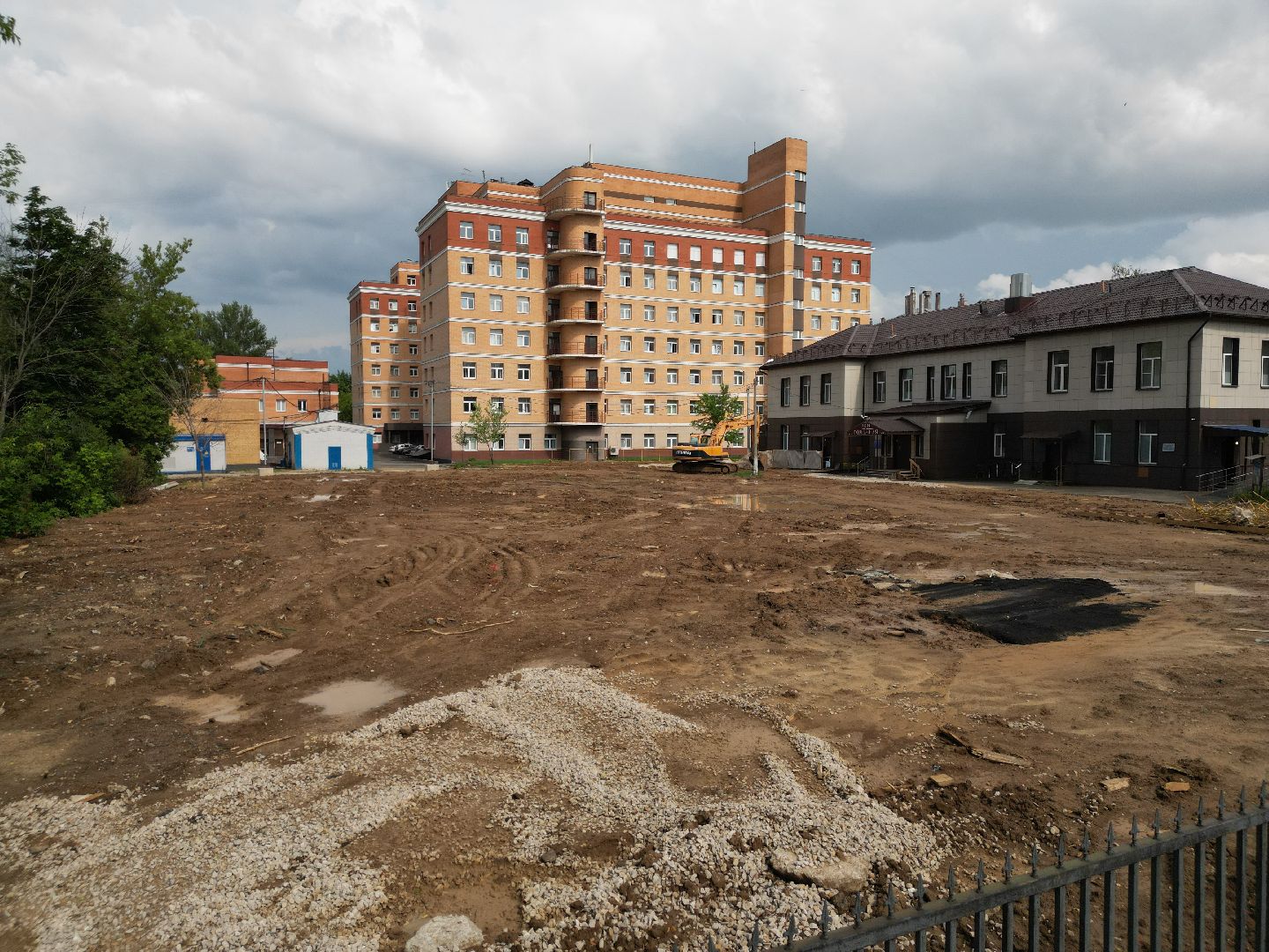 видео с коптера, строительство роддома, медицина в долгопрудном,