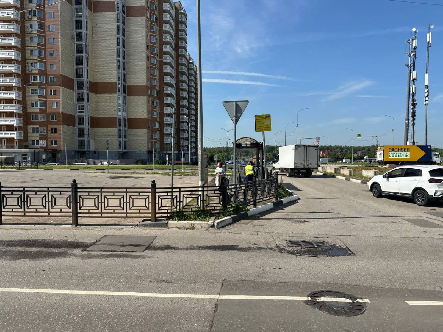 уборка остановок, домодедово,