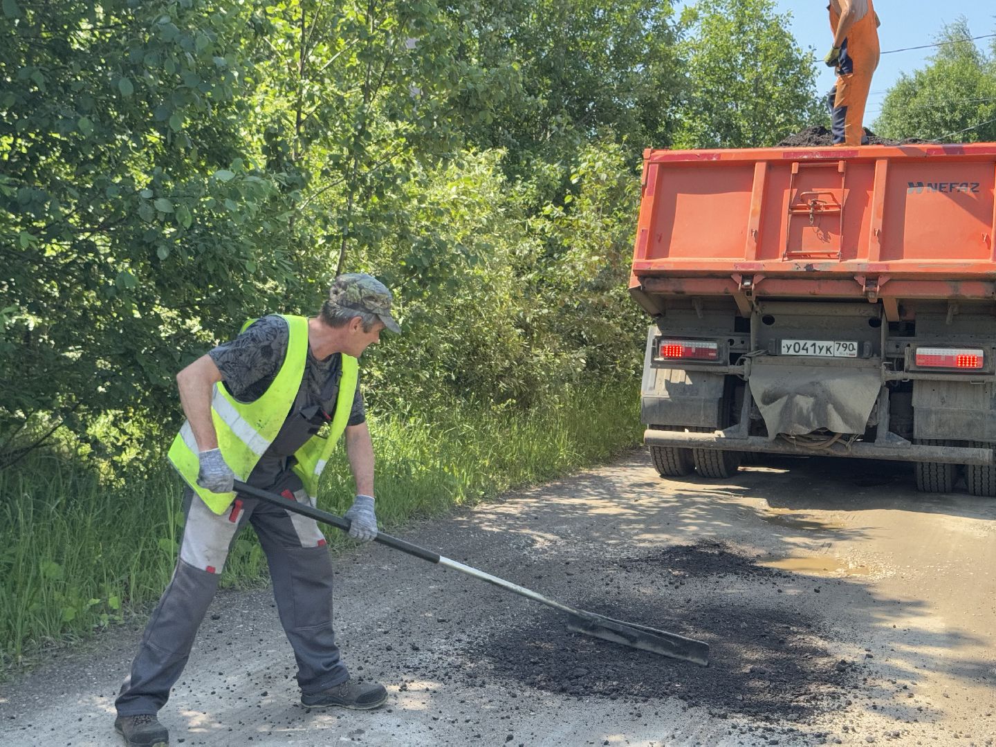 шаховская, ямочный ремонт, ямочный ремонт дорог,