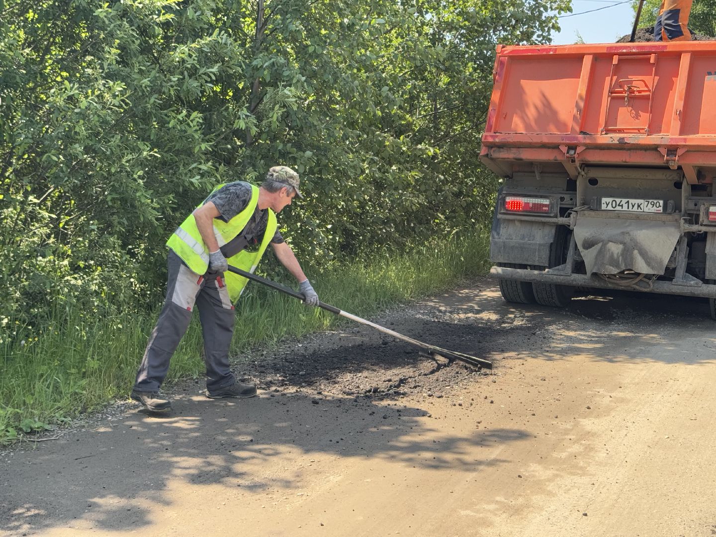 шаховская, ямочный ремонт, ямочный ремонт дорог,
