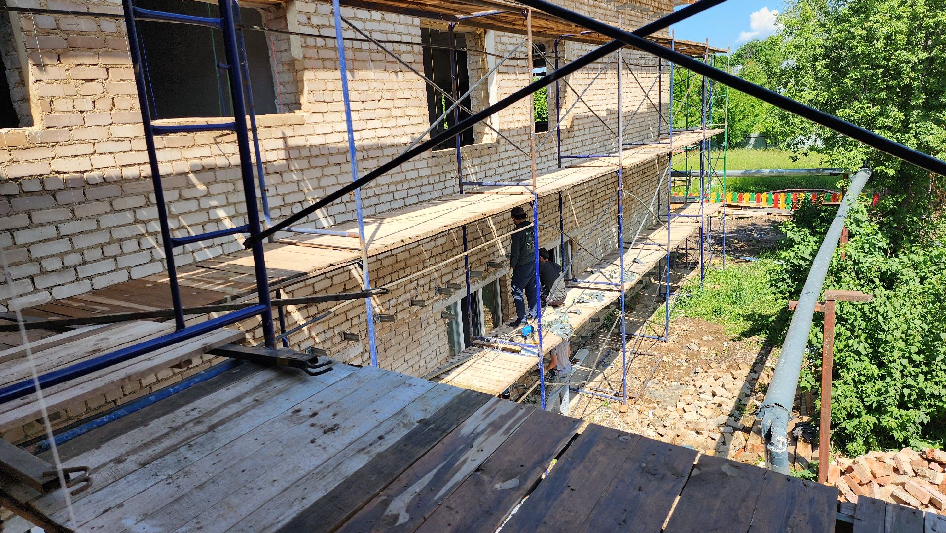 Руза , Колюбакино, капитальный ремонт детского сада,