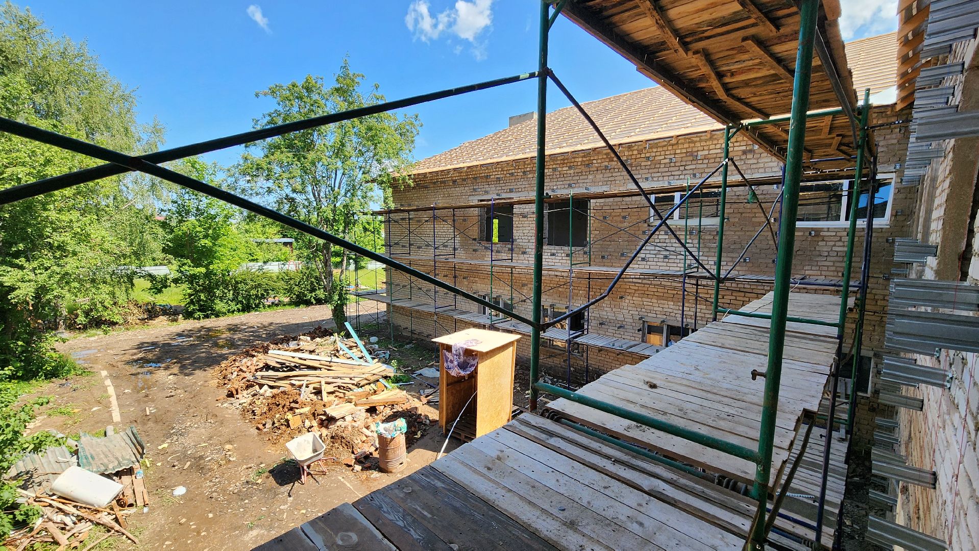 Руза , Колюбакино, капитальный ремонт детского сада,