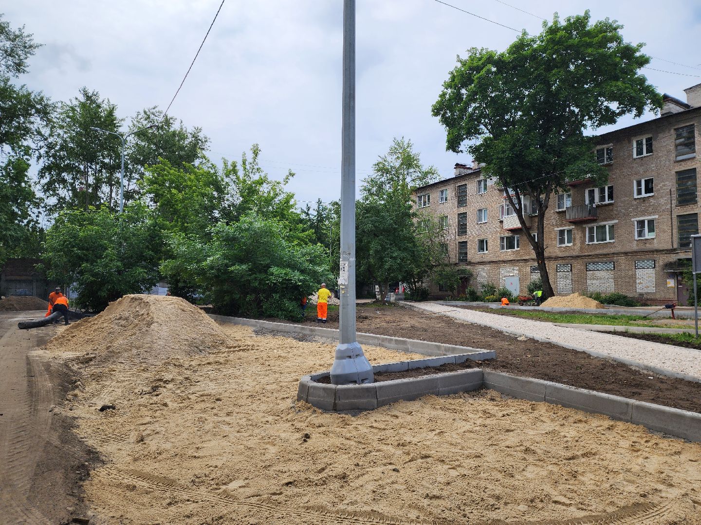 электросталь, благоустройство, двор, парковка, жители,