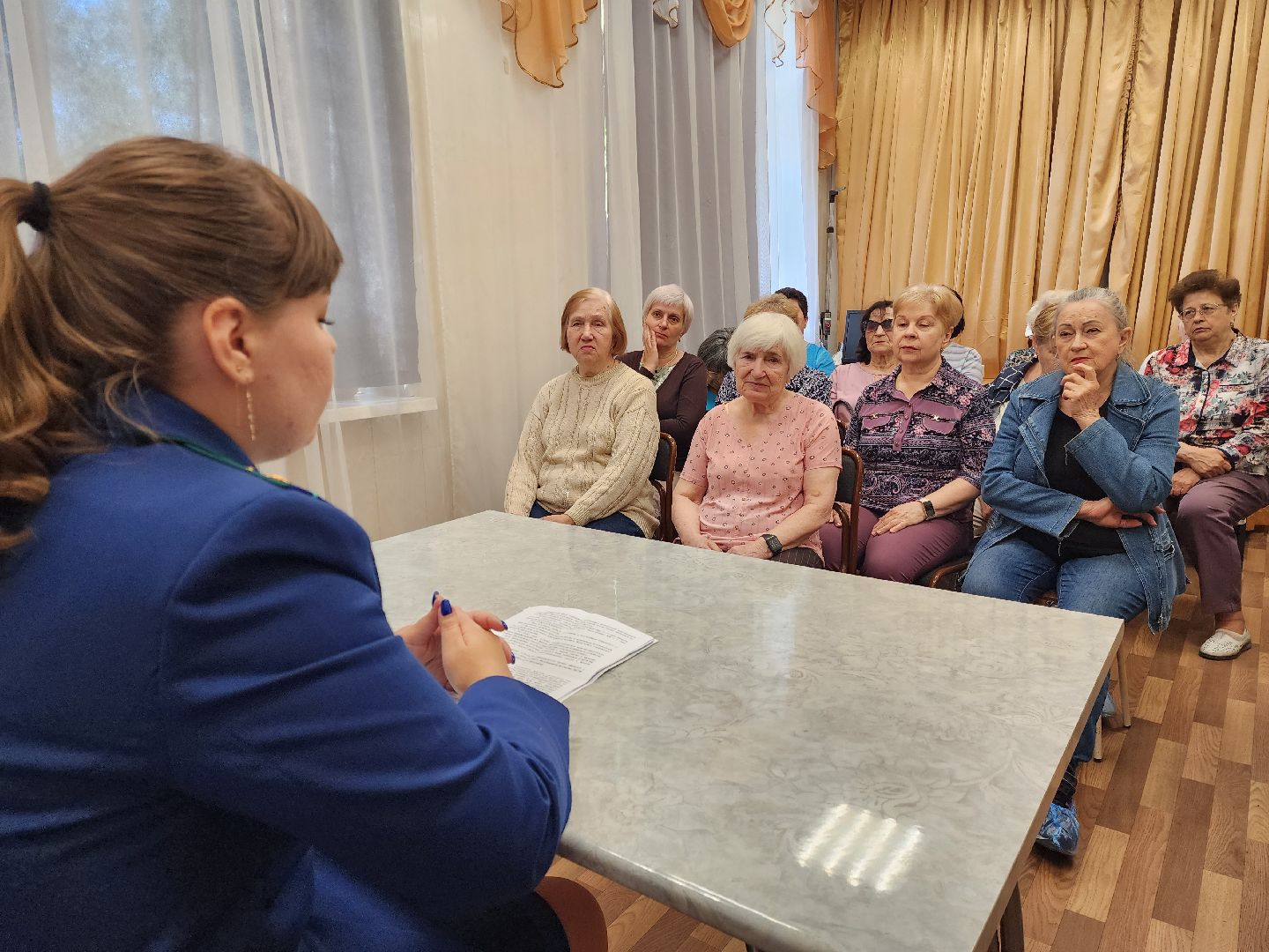 раменское, общество, раменская городская прокуратура , занятие с участниками клуба активное долголетие ,