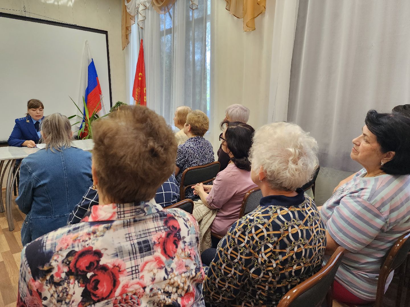 раменское, общество, раменская городская прокуратура , занятие с участниками клуба активное долголетие ,