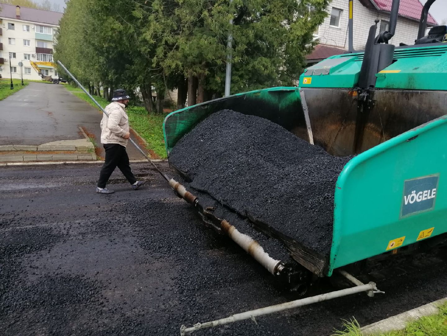 городской округ восход, благоустройство, ремонт дороги, асфальт , новое асфальтовое покрытие,