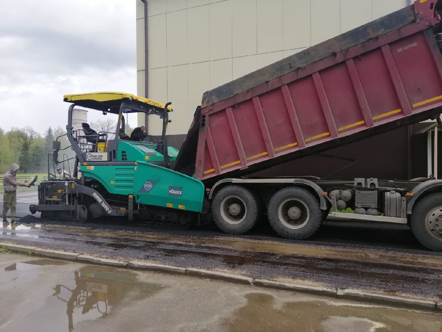 городской округ восход, благоустройство, ремонт дороги, асфальт , новое асфальтовое покрытие,