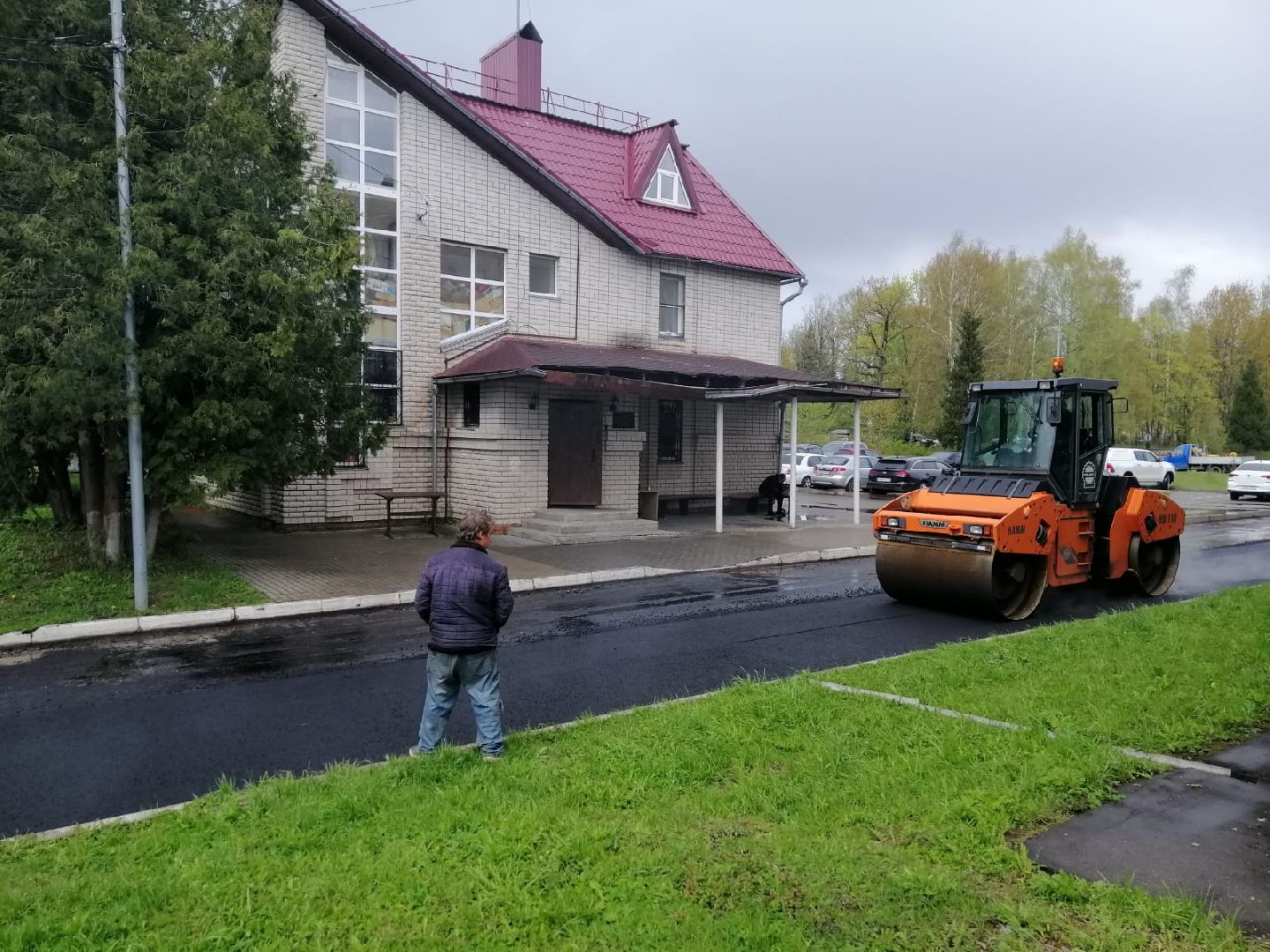 городской округ восход, благоустройство, ремонт дороги, асфальт , новое асфальтовое покрытие,