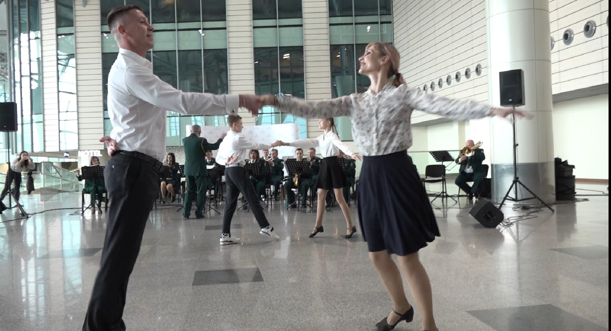 День Победы, аэропорт Домодедово, оркестр таможни