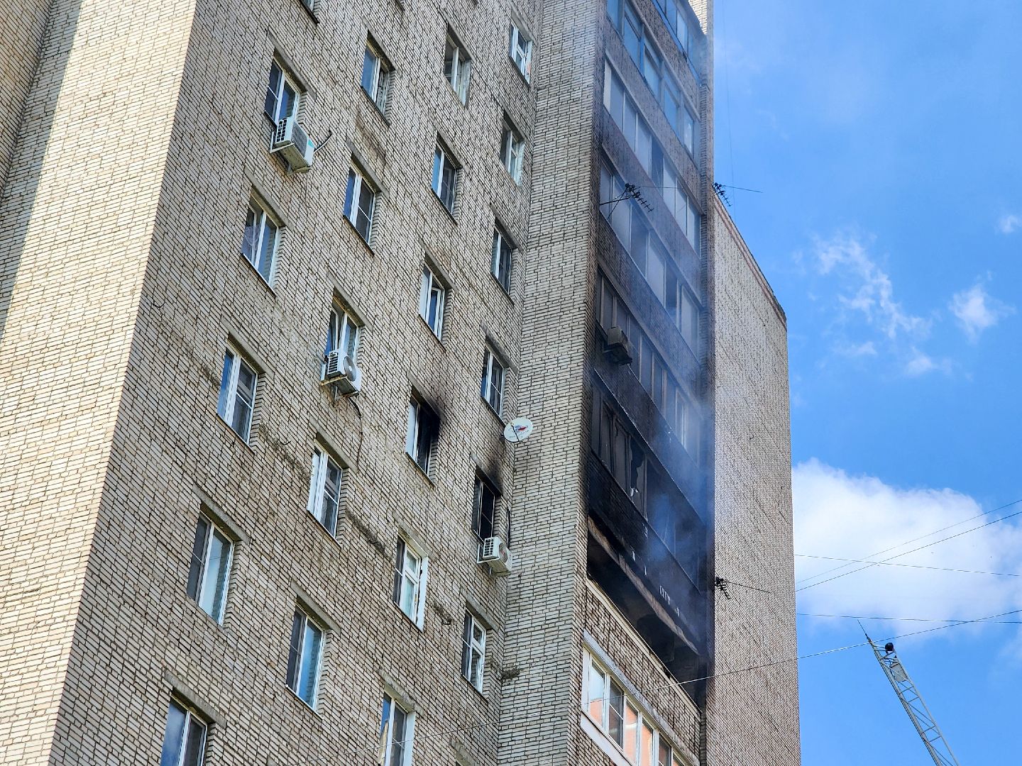 Подольск, Пожар, чп, МЧС, Дым,